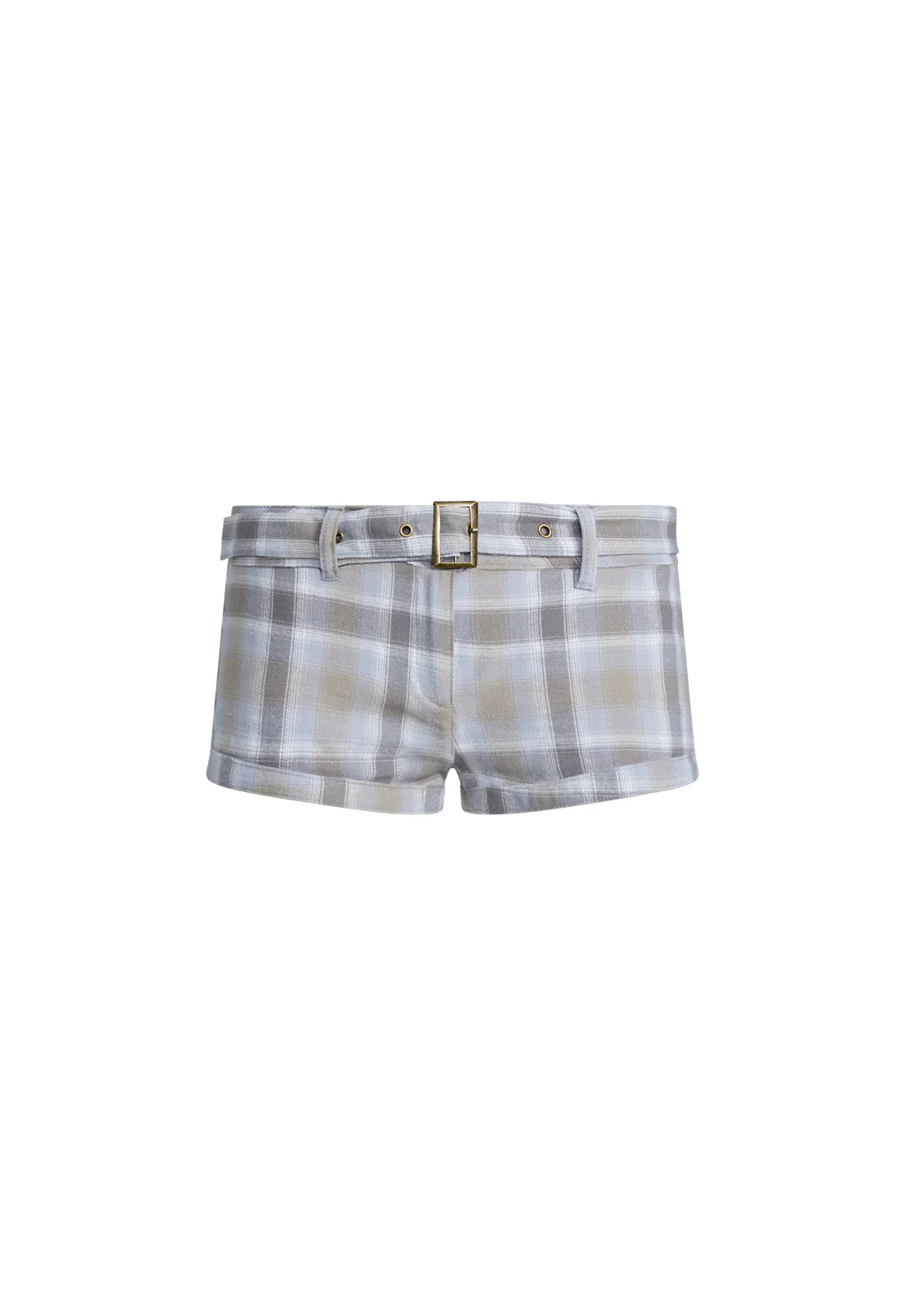 AFTERGLOW MINI SHORT - ASH PLAID - Image 5