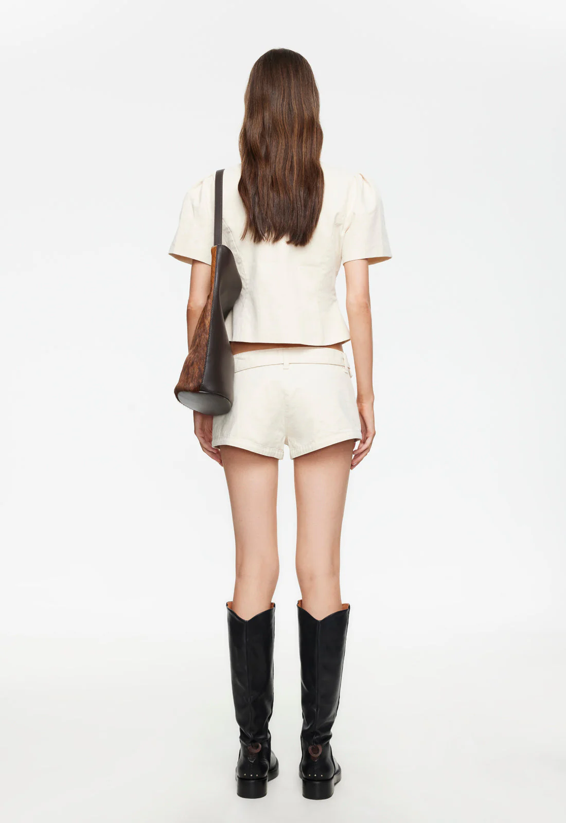 AFTERGLOW MINI SHORT - BEIGE - Image 5