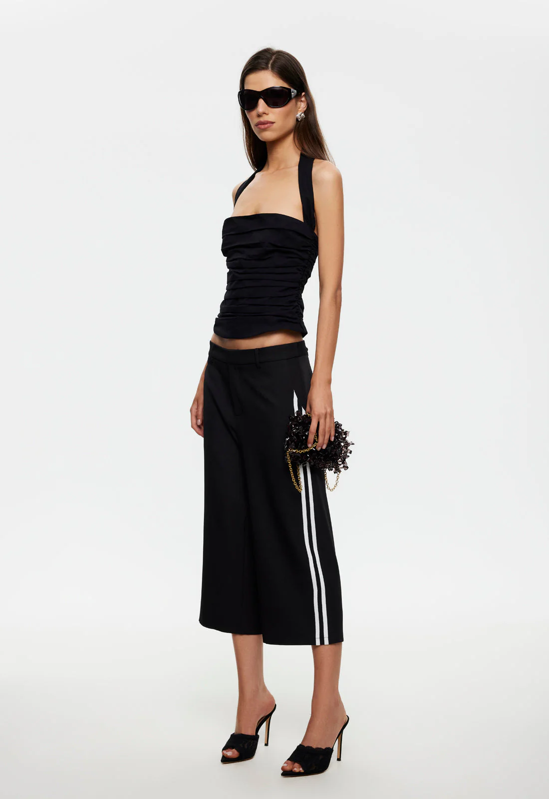 AMORE HALTER TOP - NOIR