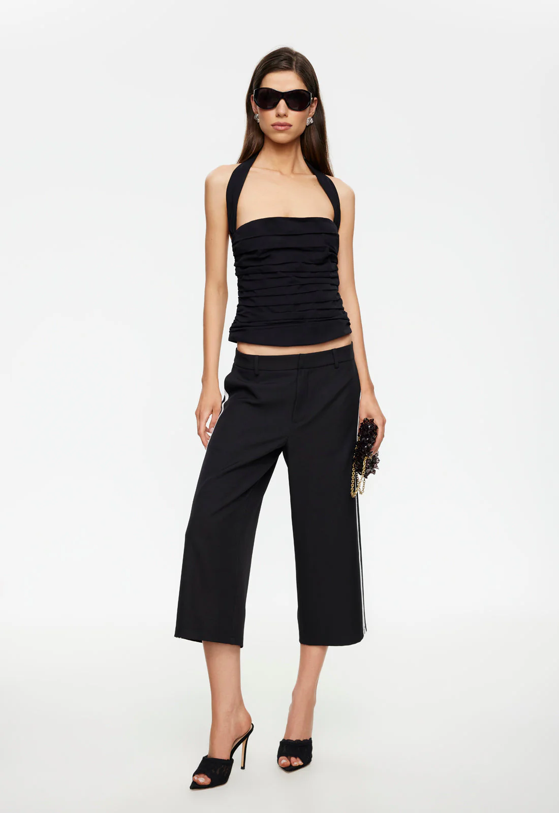 AMORE HALTER TOP - NOIR - Image 2