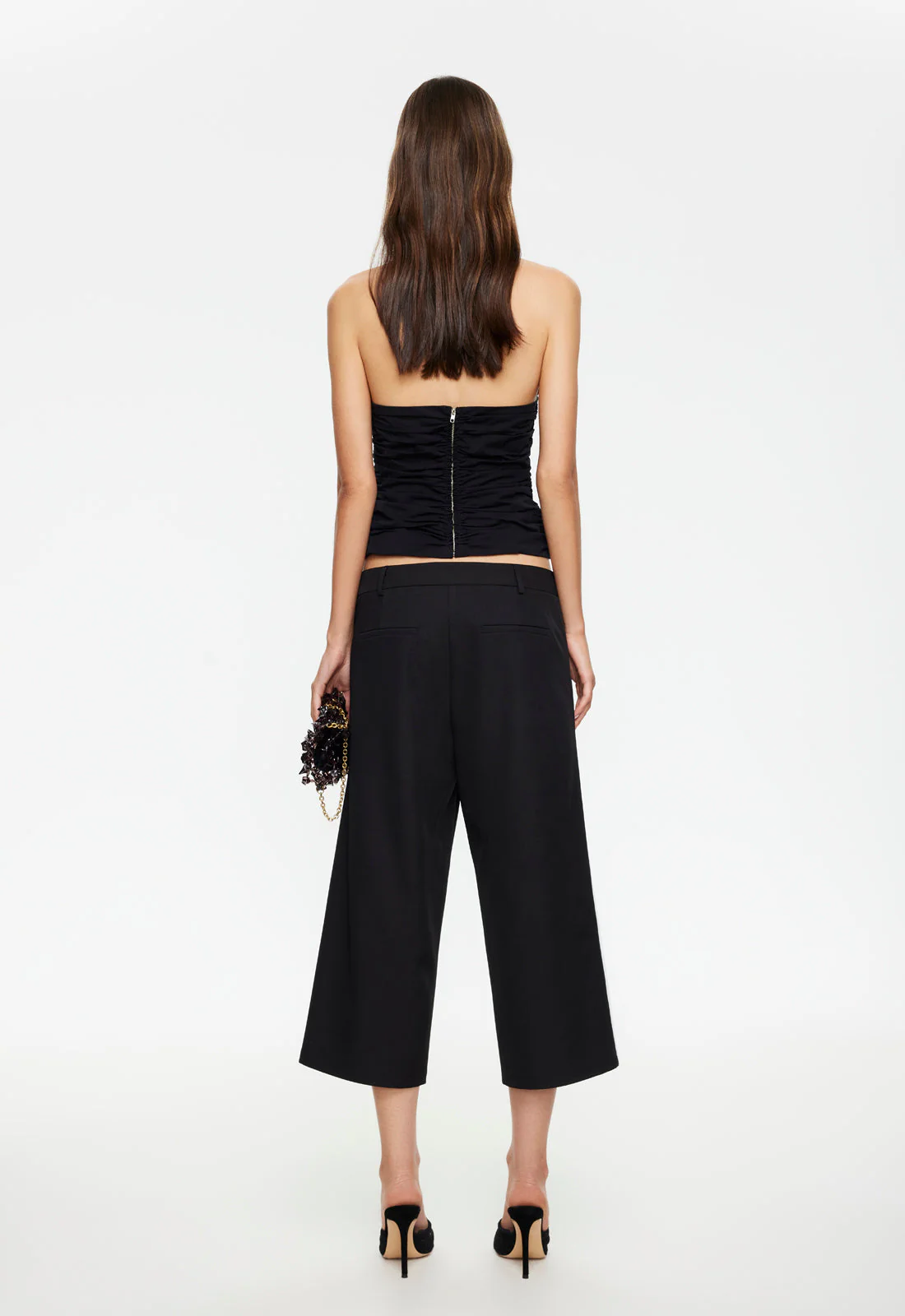 AMORE HALTER TOP - NOIR - Image 4