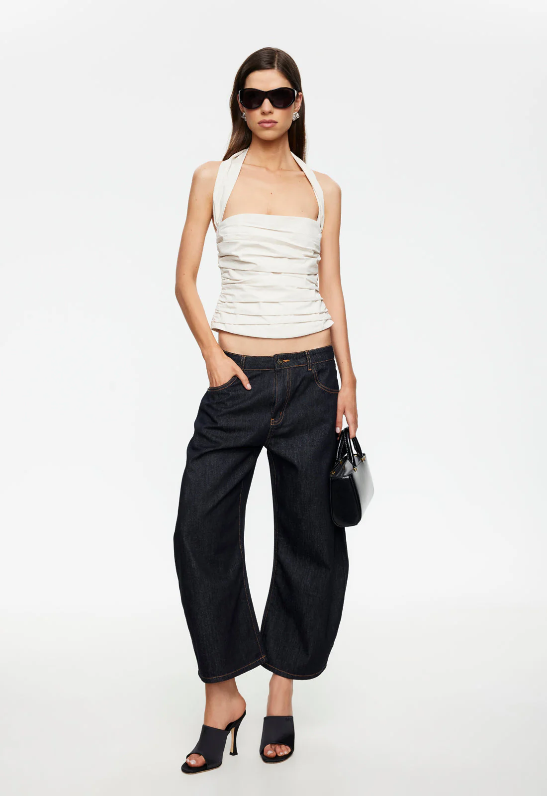 AMORE HALTER TOP - SAND - Image 2