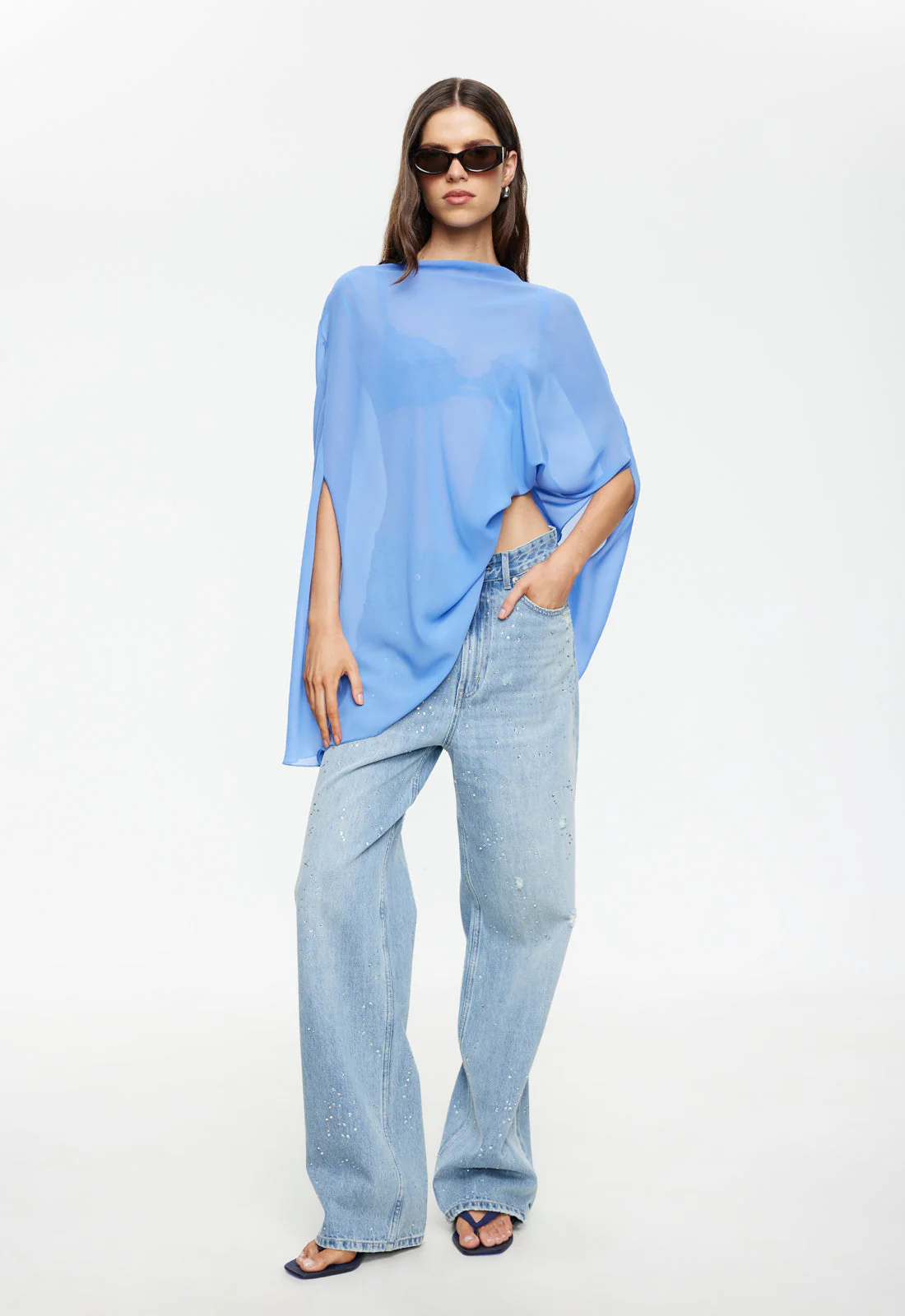 AURA PONCHO - PERSIAN JEWEL - Image 2