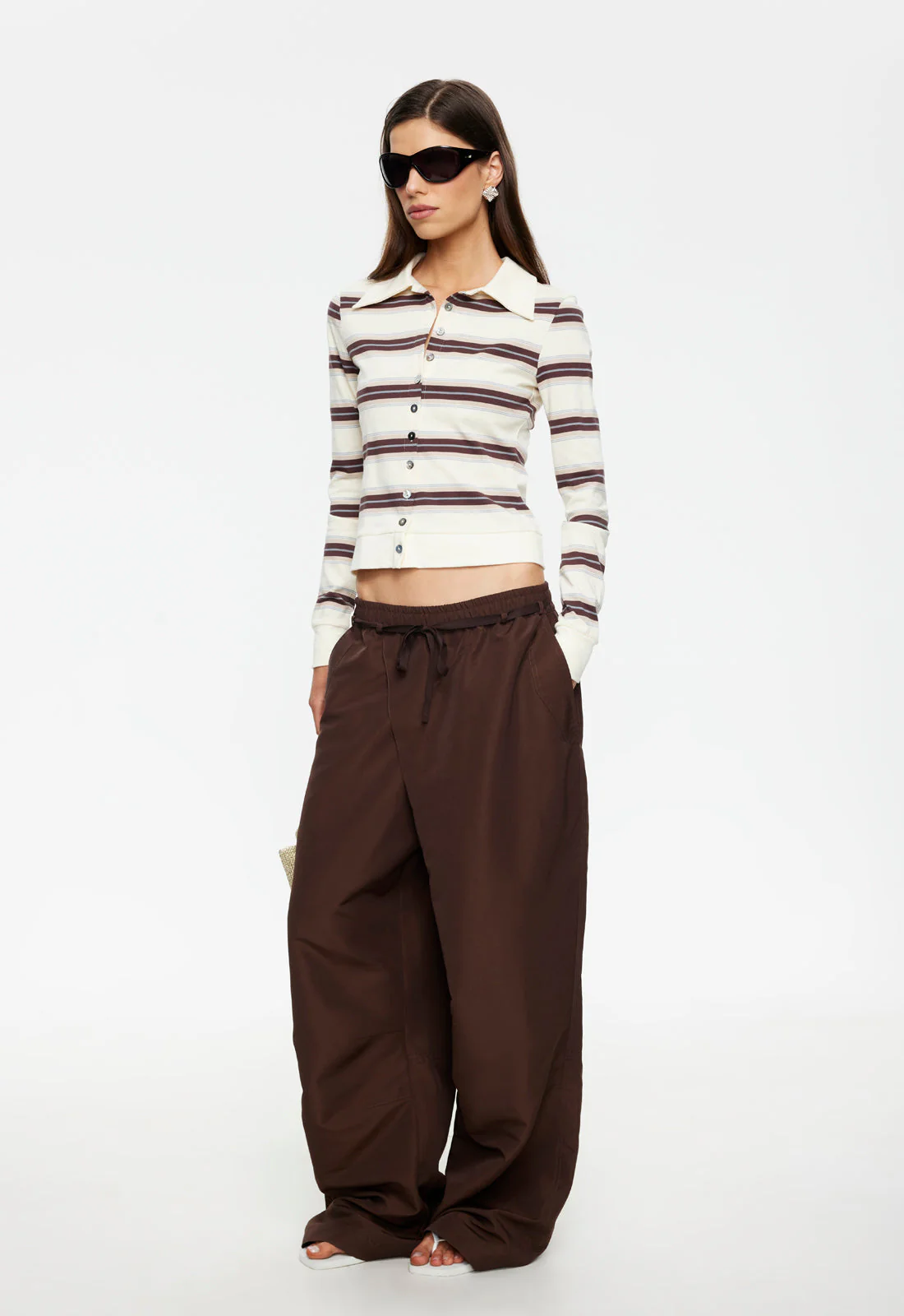 BADA BING JERSEY - SAND STRIPE