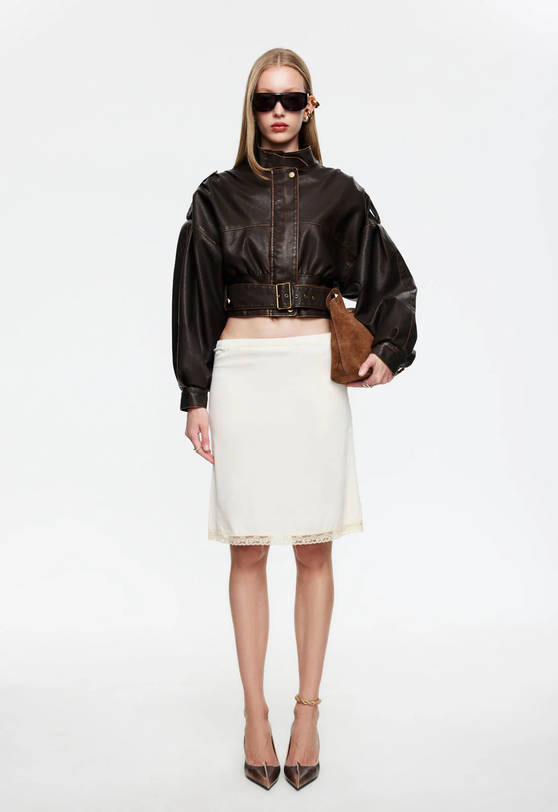 BELLA MIDI SKIRT - BUTTER - Image 3