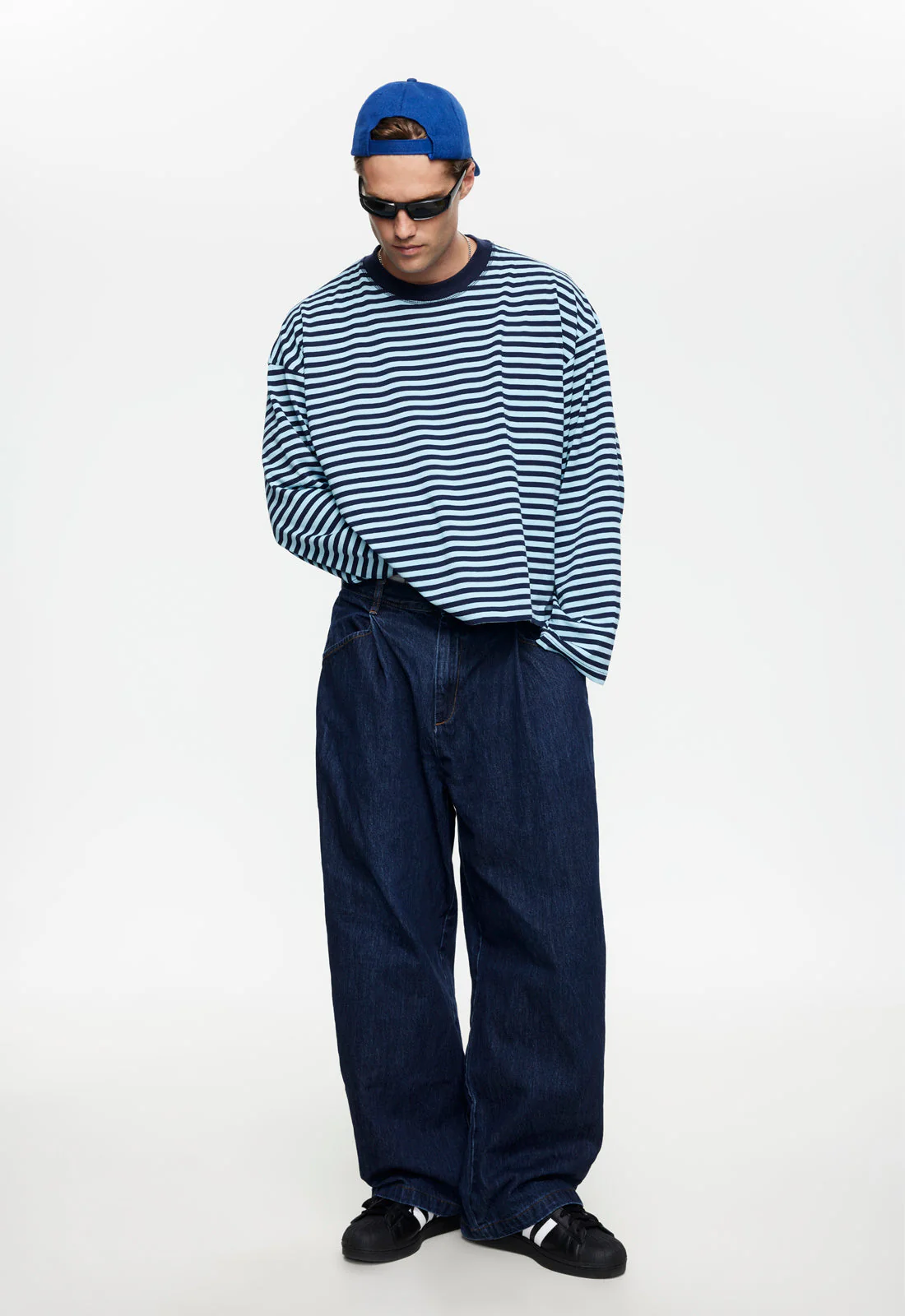 BLOOM LONG SLEEVE - NAVY SEA STRIPE - Image 5