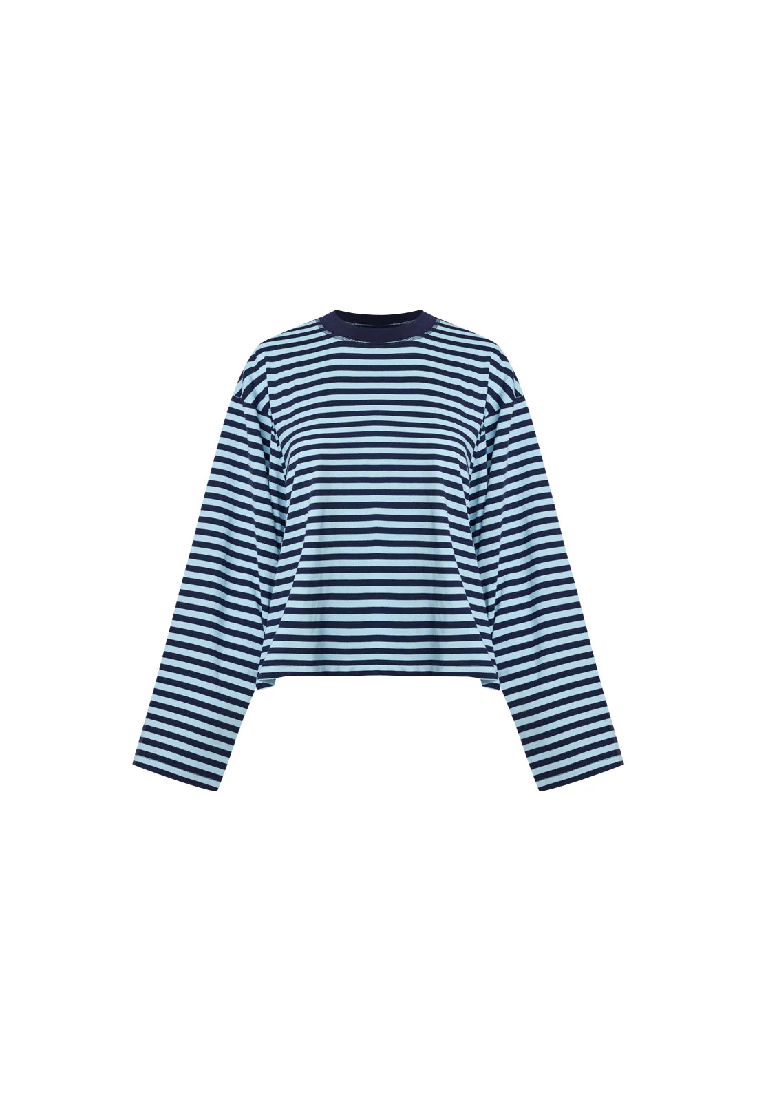 BLOOM LONG SLEEVE - NAVY SEA STRIPE - Image 7
