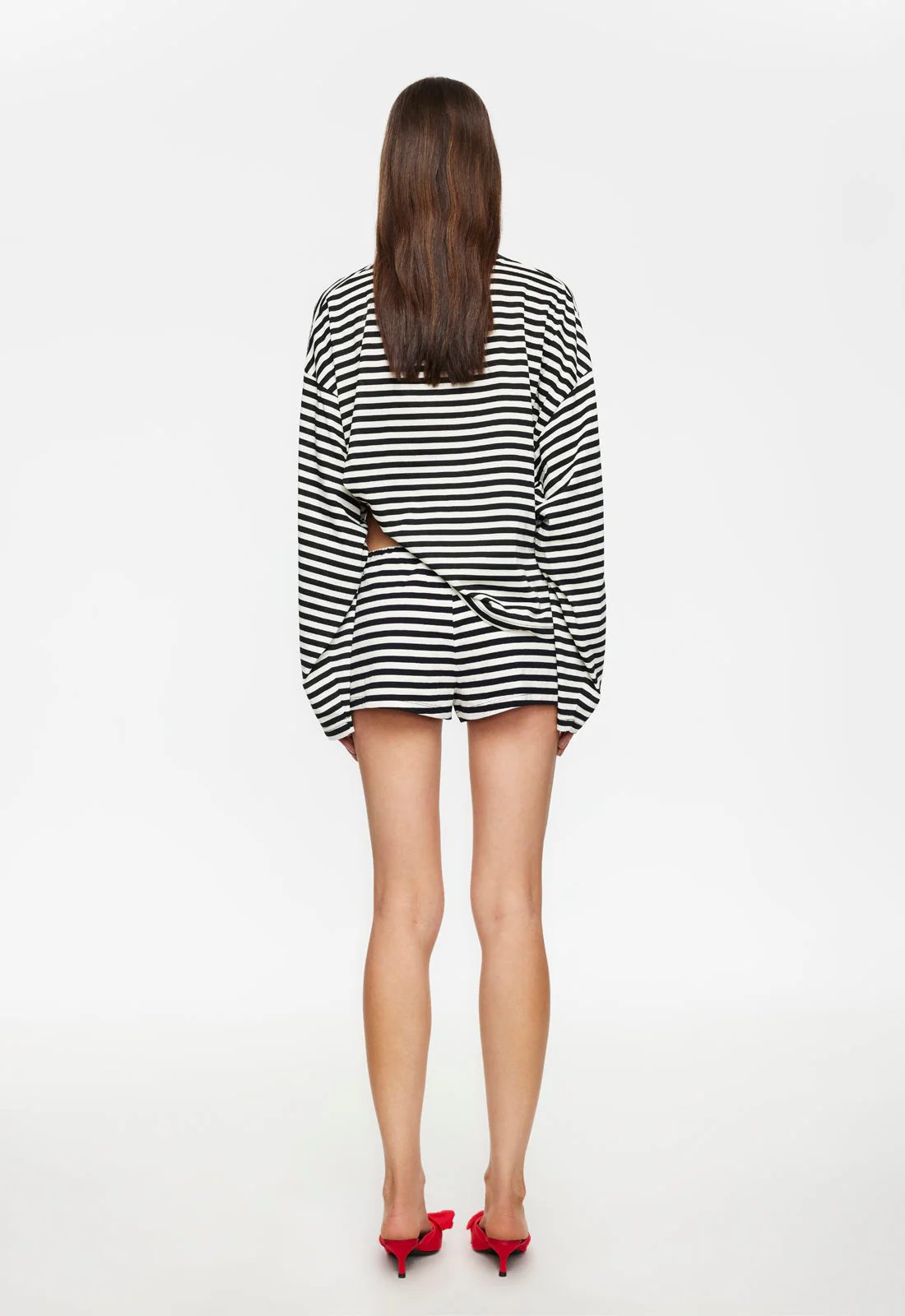 BLOOM LONG SLEEVE - ONYX STRIPE - Image 5