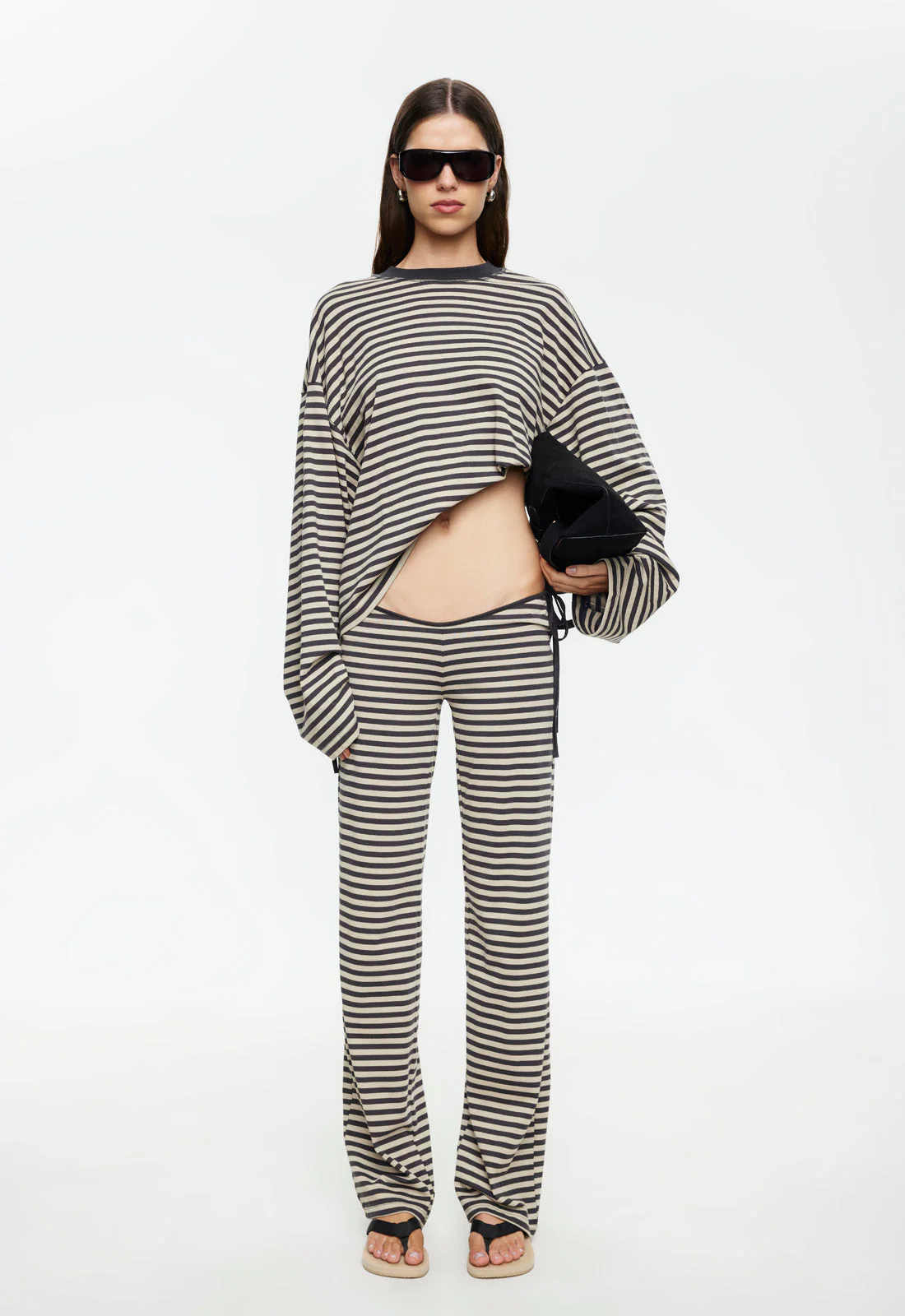 BLOOM LONG SLEEVE - SLATE STRIPE - Image 4