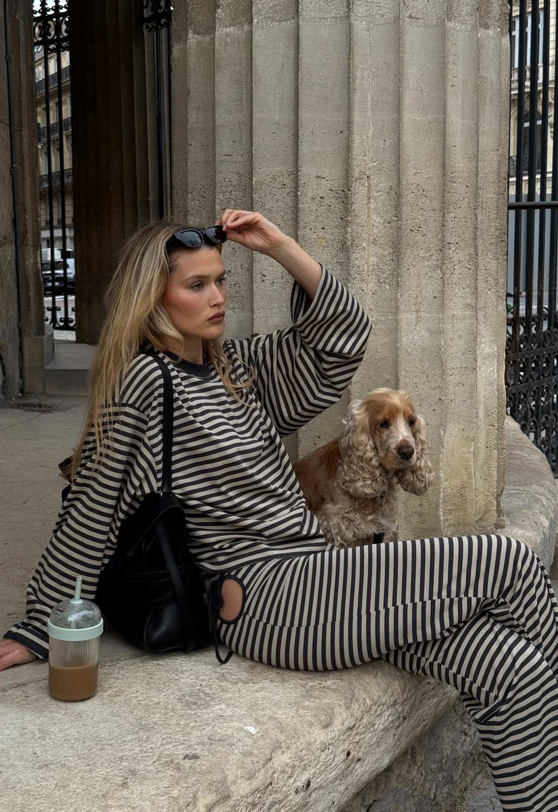 BLOOM LONG SLEEVE - SLATE STRIPE - Image 6