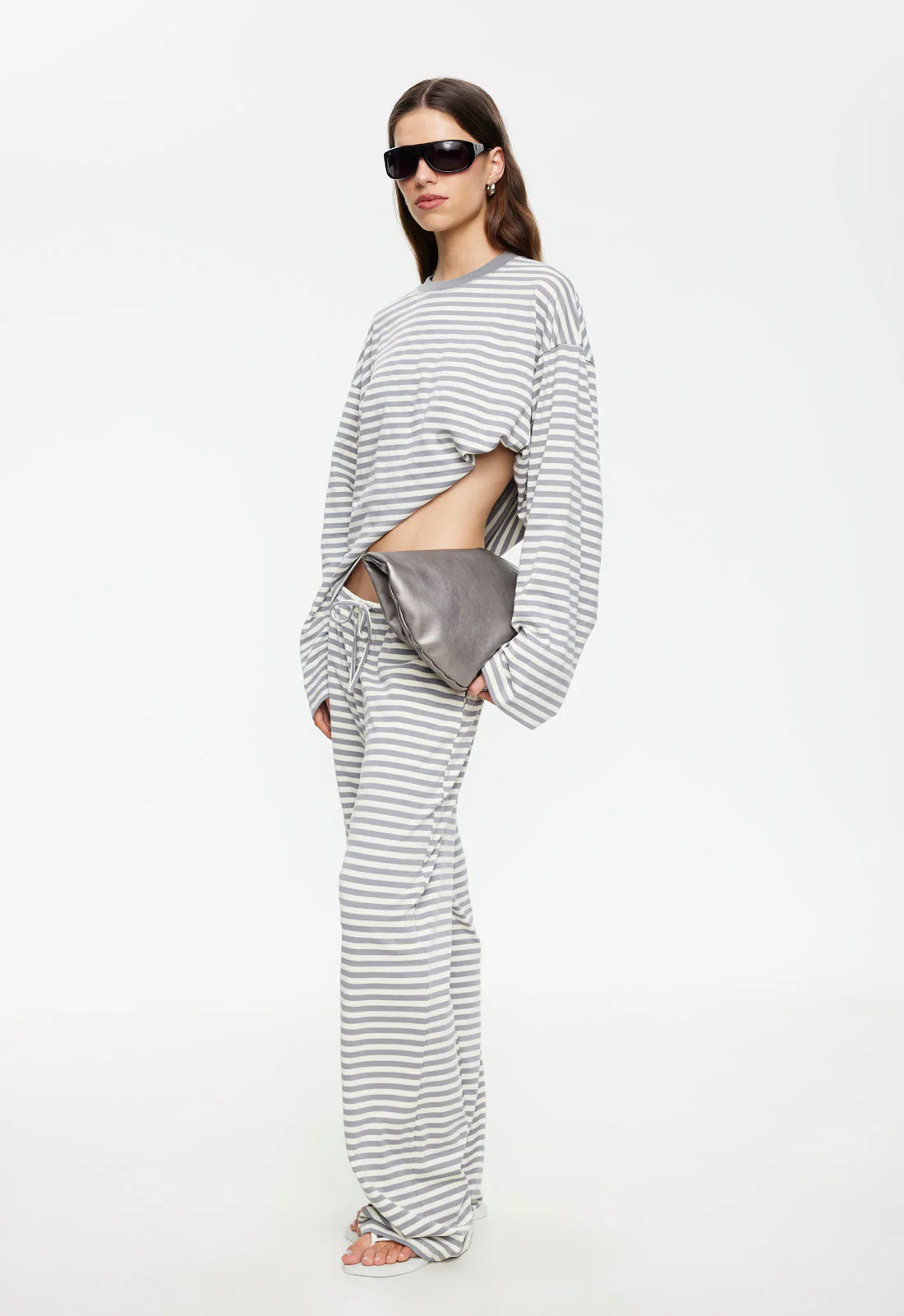 BLOOM PANT - ASH STRIPE - Image 5