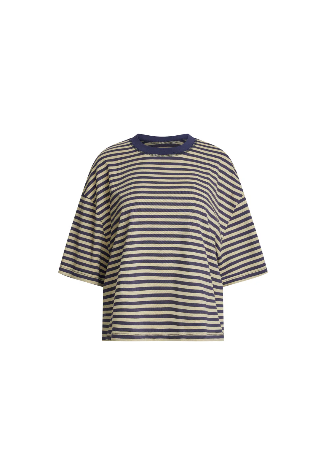 BLOOM SHORT SLEEVE - BEIGE STRIPE - Image 7