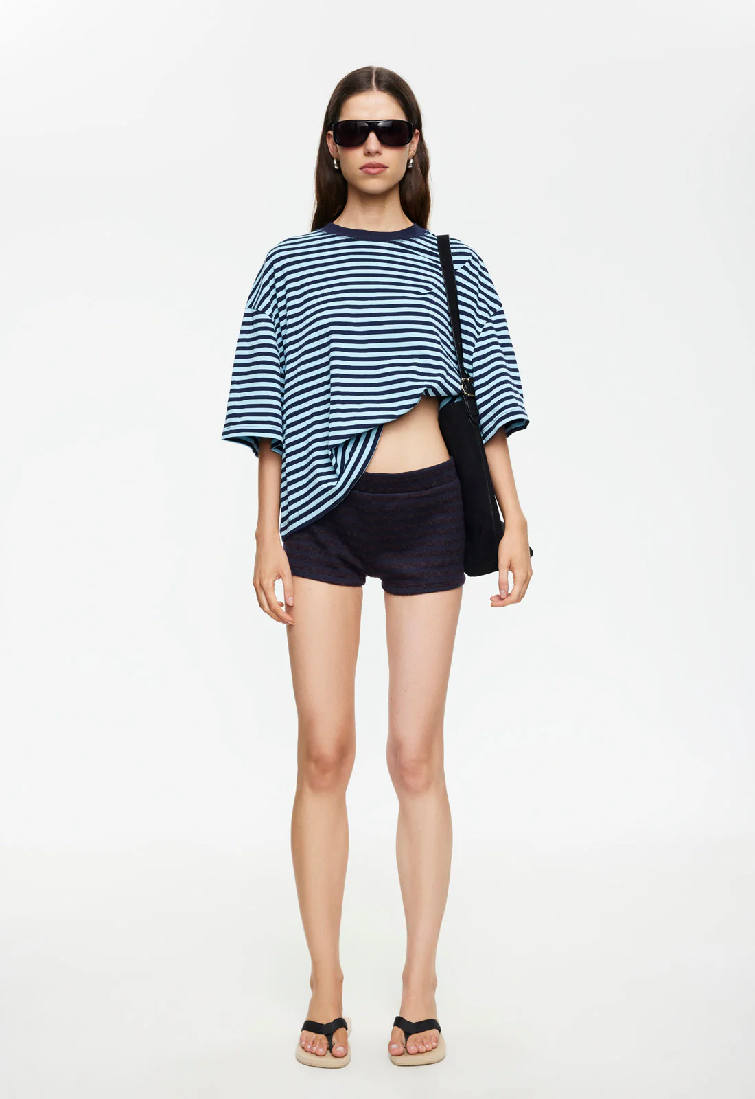 BLOOM SHORT SLEEVE - NAVY SEA STRIPE - Image 2