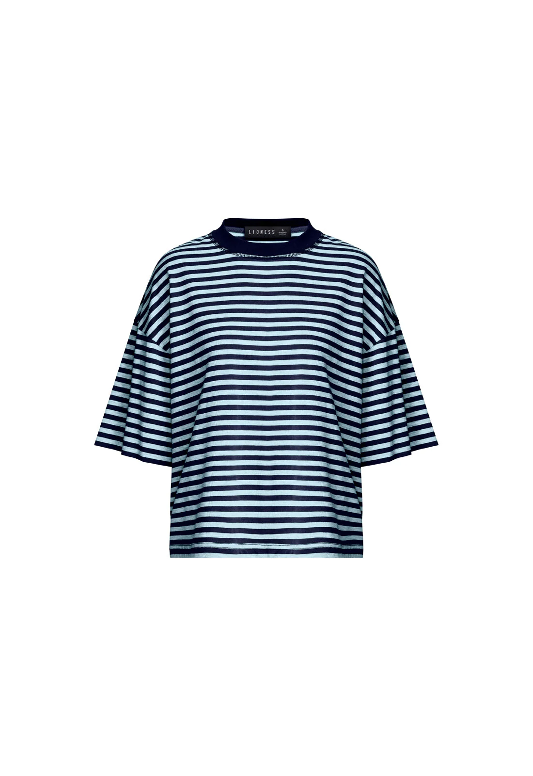 BLOOM SHORT SLEEVE - NAVY SEA STRIPE - Image 7