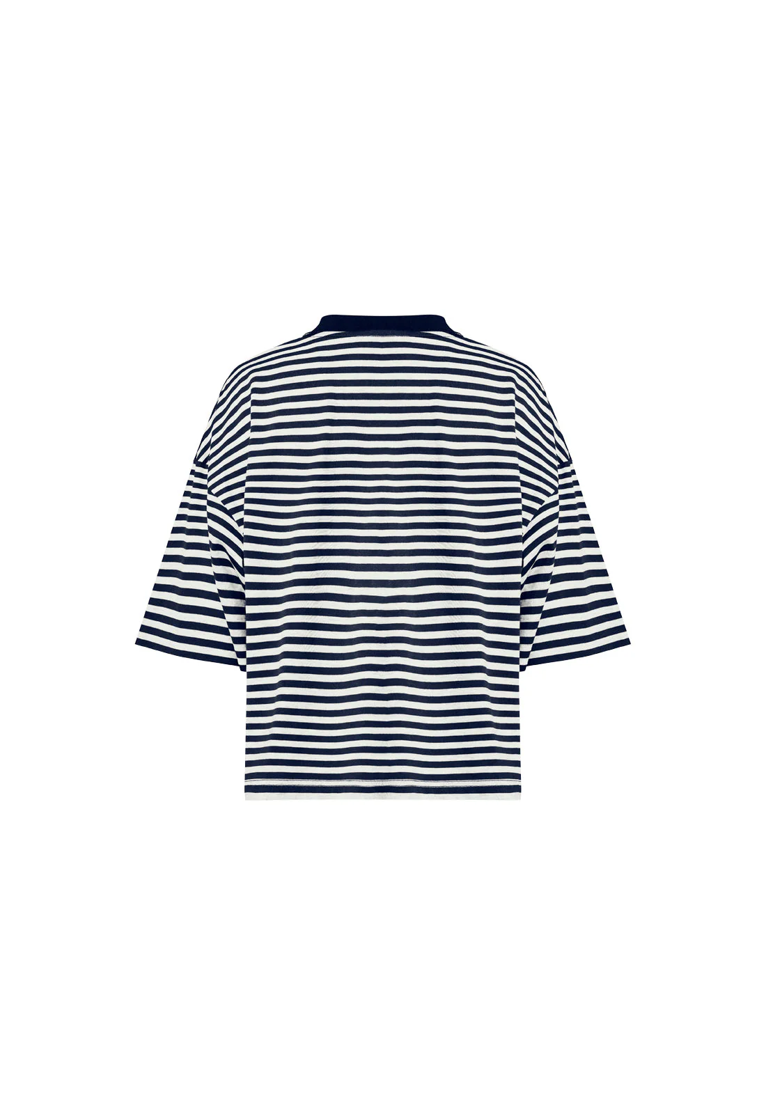 BLOOM SHORT SLEEVE - WHITE NAVY STRIPE - Image 7
