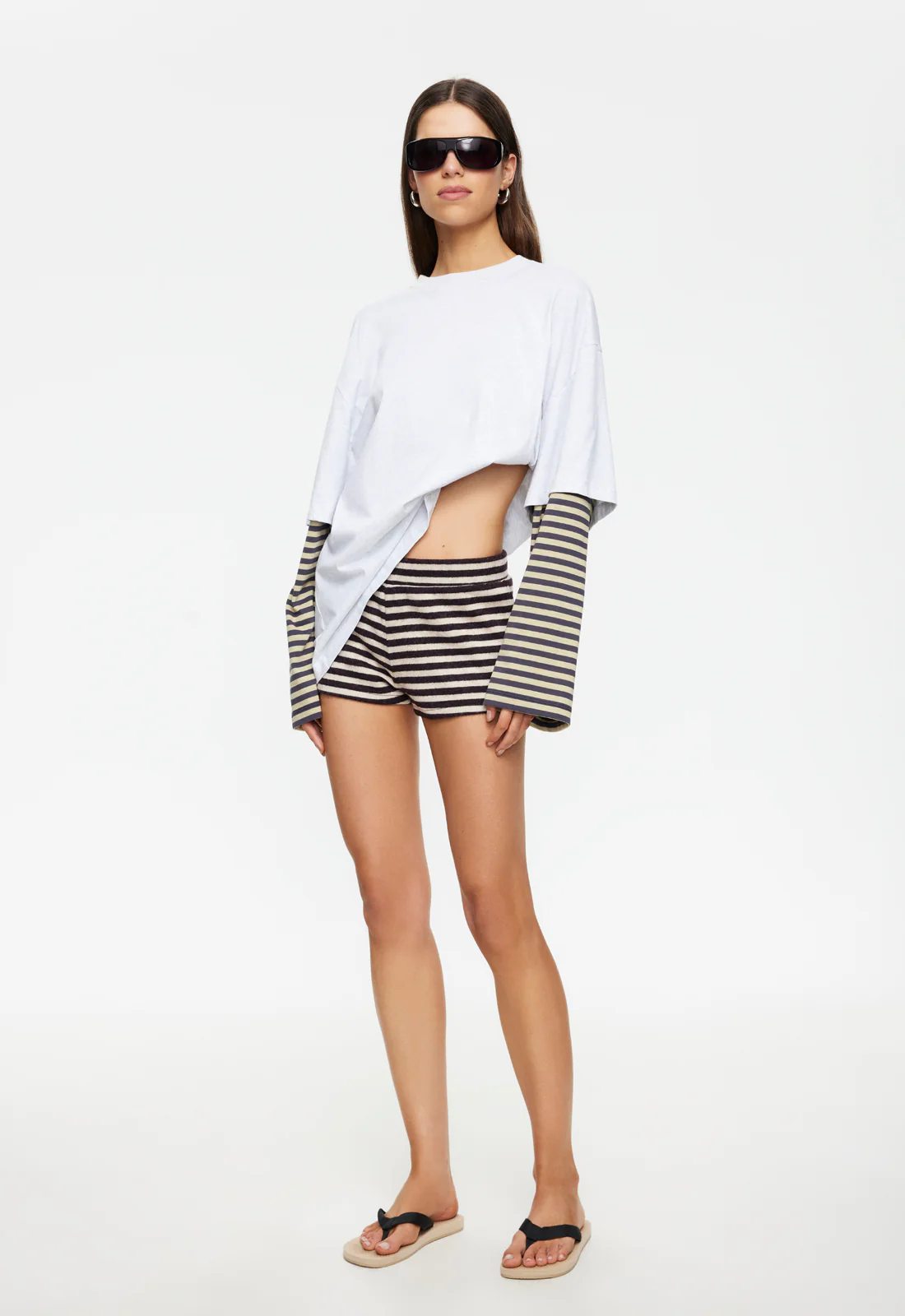 BOTTEGA SHIRT - BEIGE STRIPE
