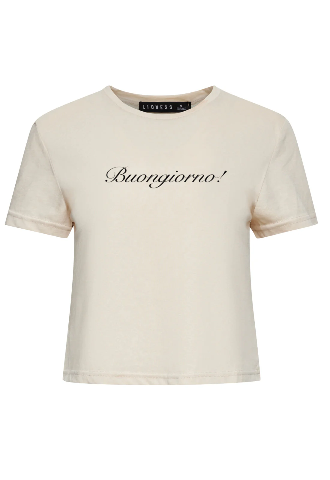 BUONGIORNO BABY TEE - OATMEAL - Image 5