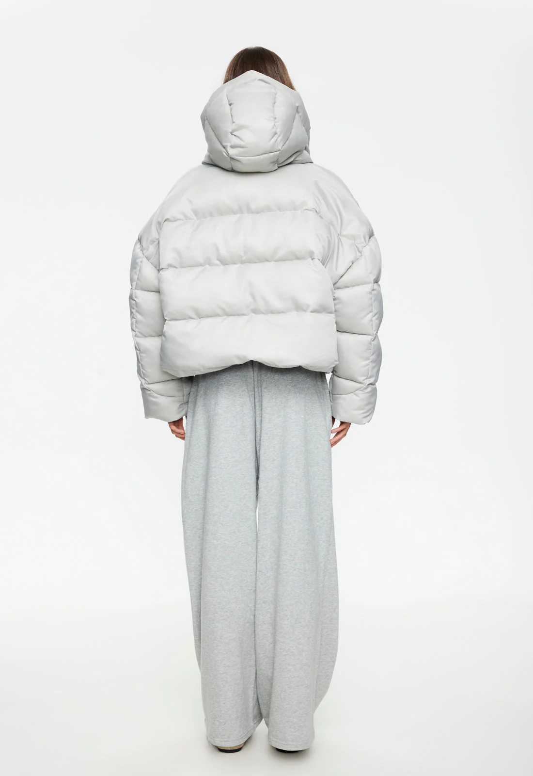 CINDY PUFFER JACKET - ASH - Image 4