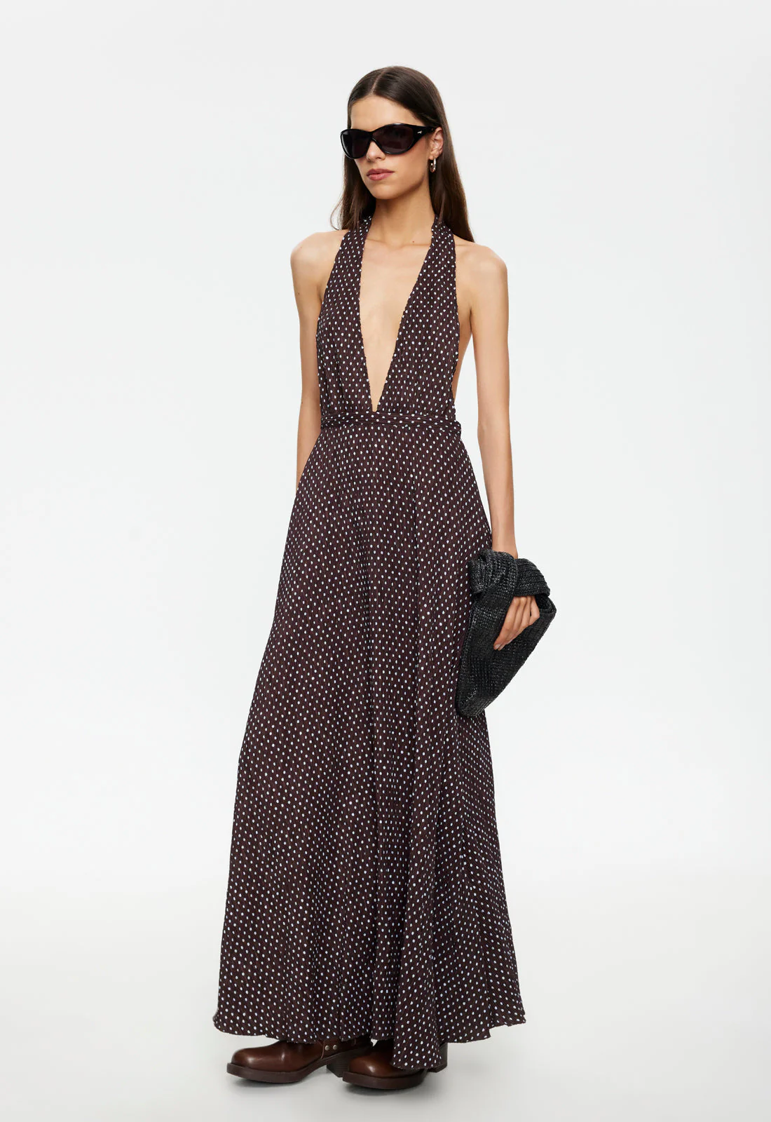 DISTRICT MAXI - CHOCOLATE BLUE POLKA - Image 3
