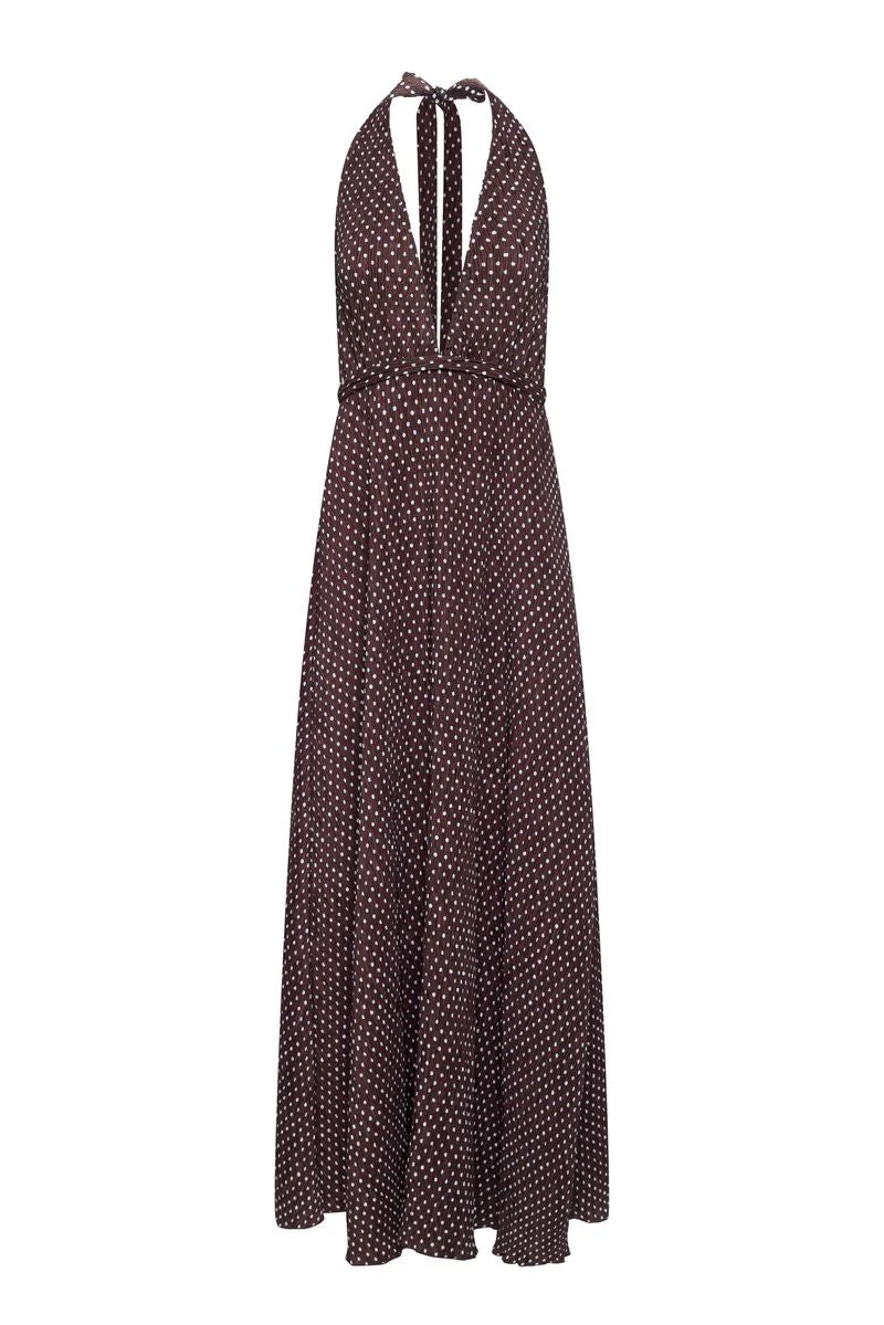 DISTRICT MAXI - CHOCOLATE BLUE POLKA - Image 5