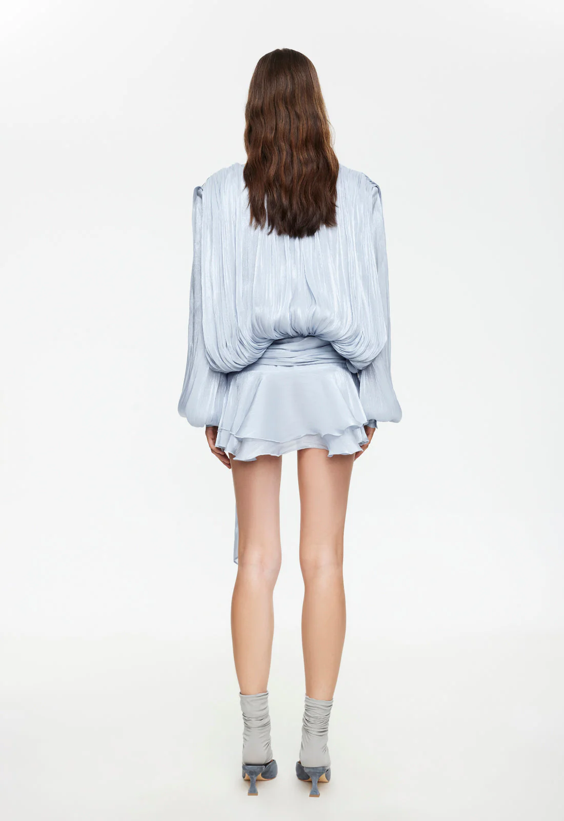 ELEMENTS MINI DRESS - BABY BLUE - Image 4