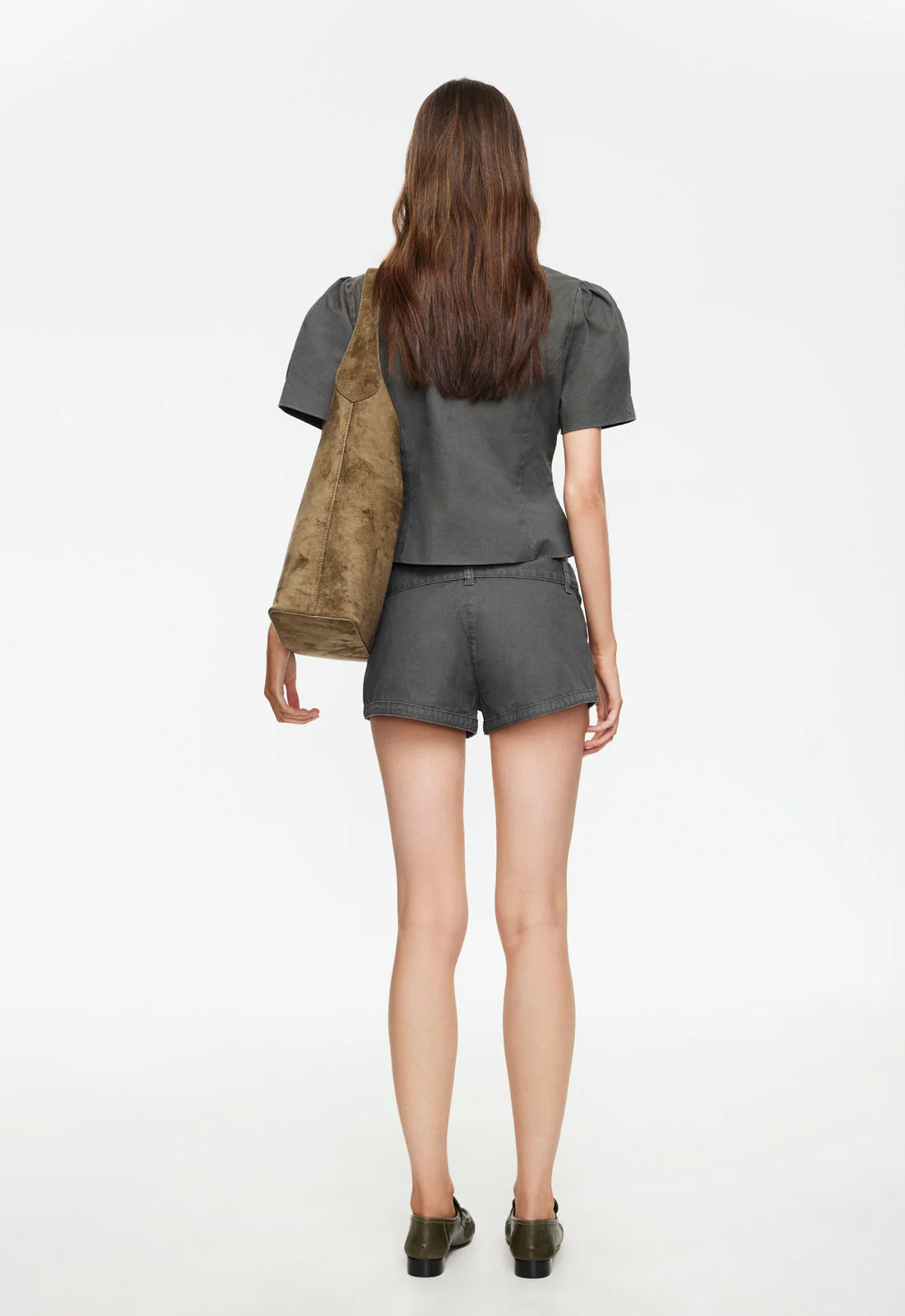 FEMME BLOUSE - MOSS - Image 5