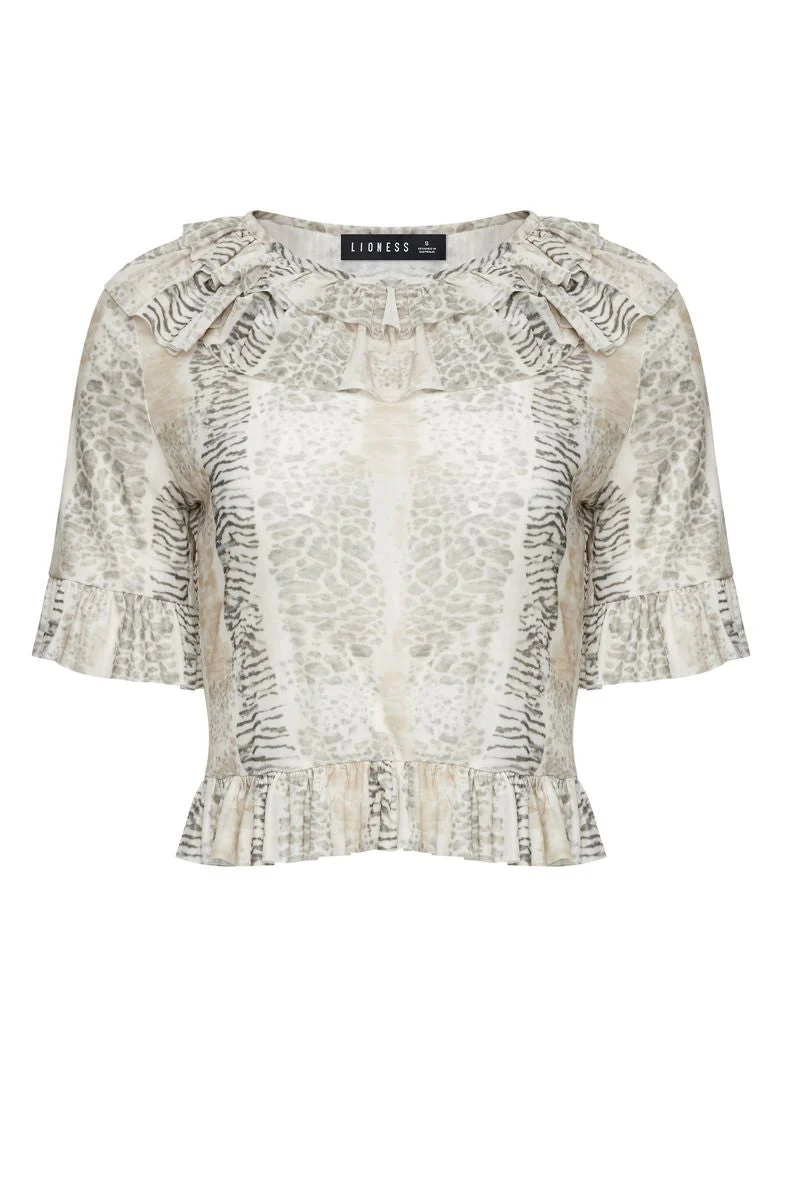 FIRST LIGHT BLOUSE - MULTI ANIMAL - Image 5