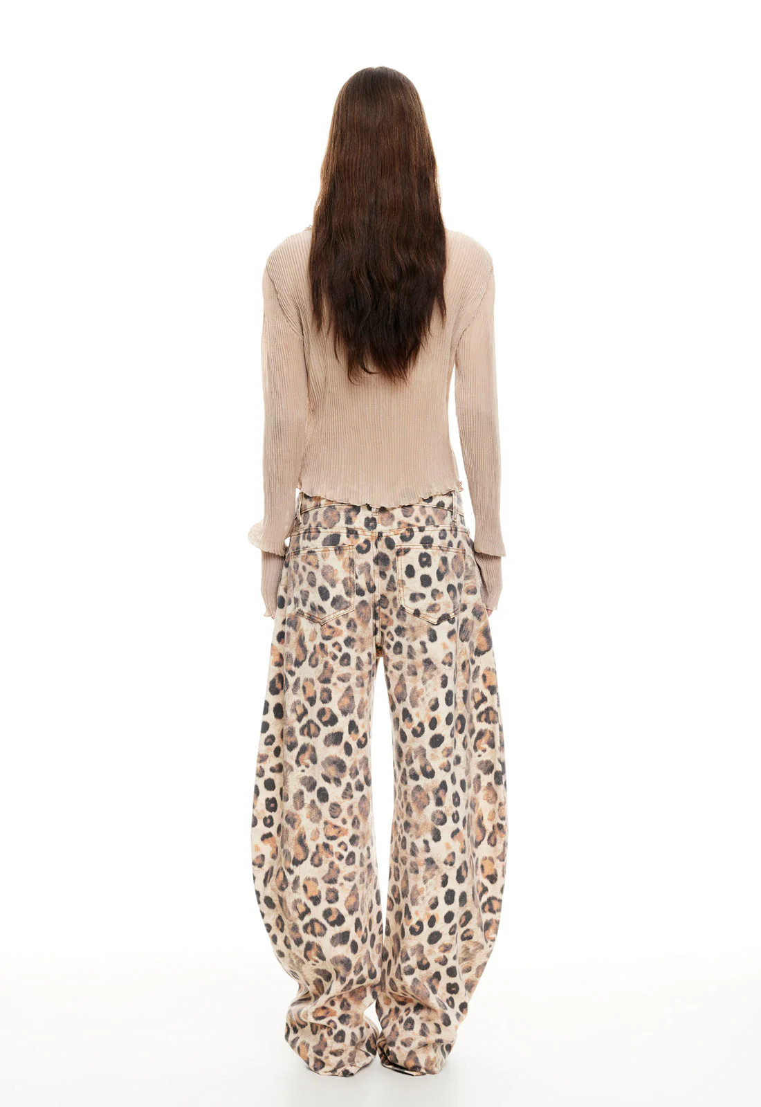 FORD LONG SLEEVE TOP - BEIGE - Image 6