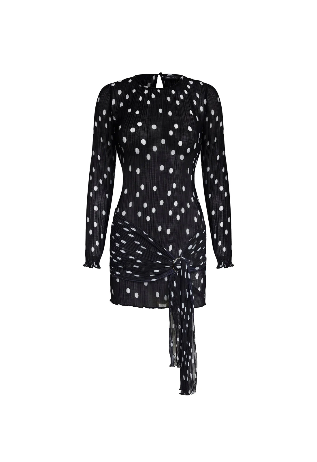 FORD MINI DRESS - NOIR POLKA - Image 2