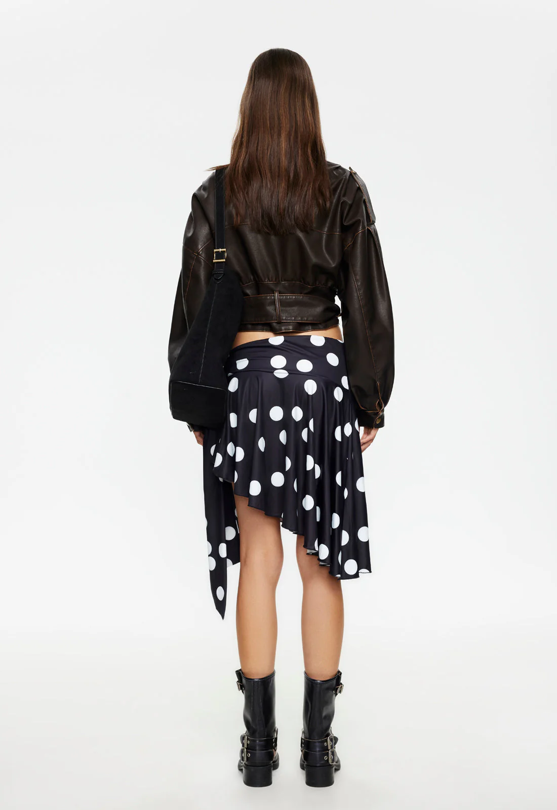 GIGI LEATHER JACKET - CHOCOLATE - Image 5