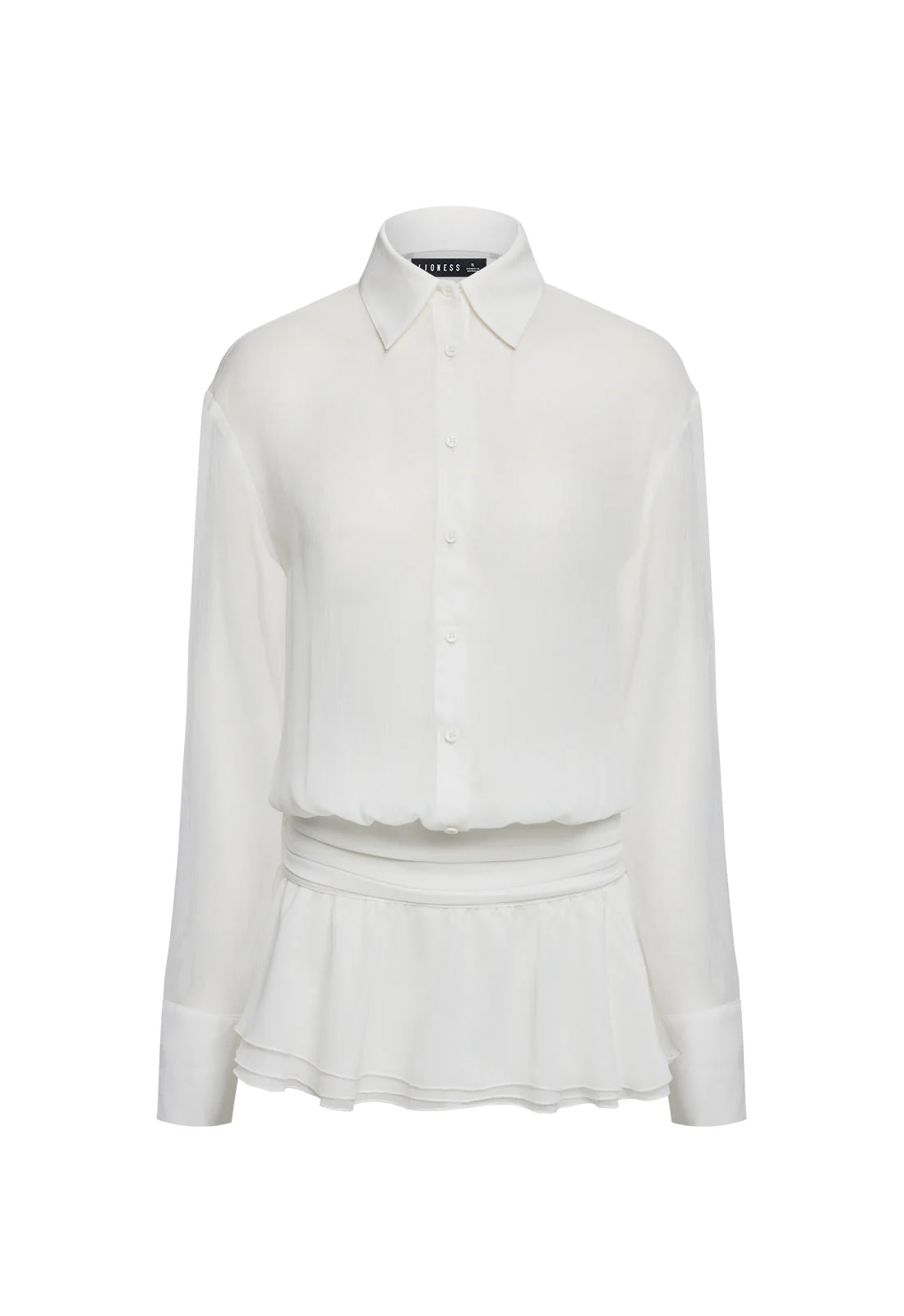 GIRLS GIRLS GIRLS MINI DRESS - SNOW - Image 7