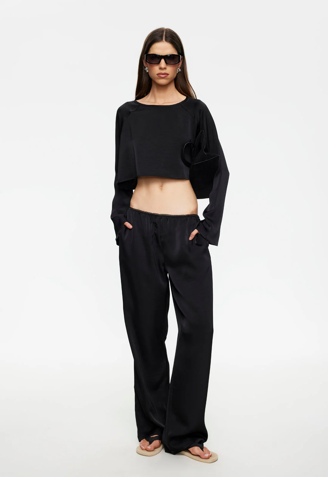 GLOSS LONG SLEEVE - NOIR - Image 3