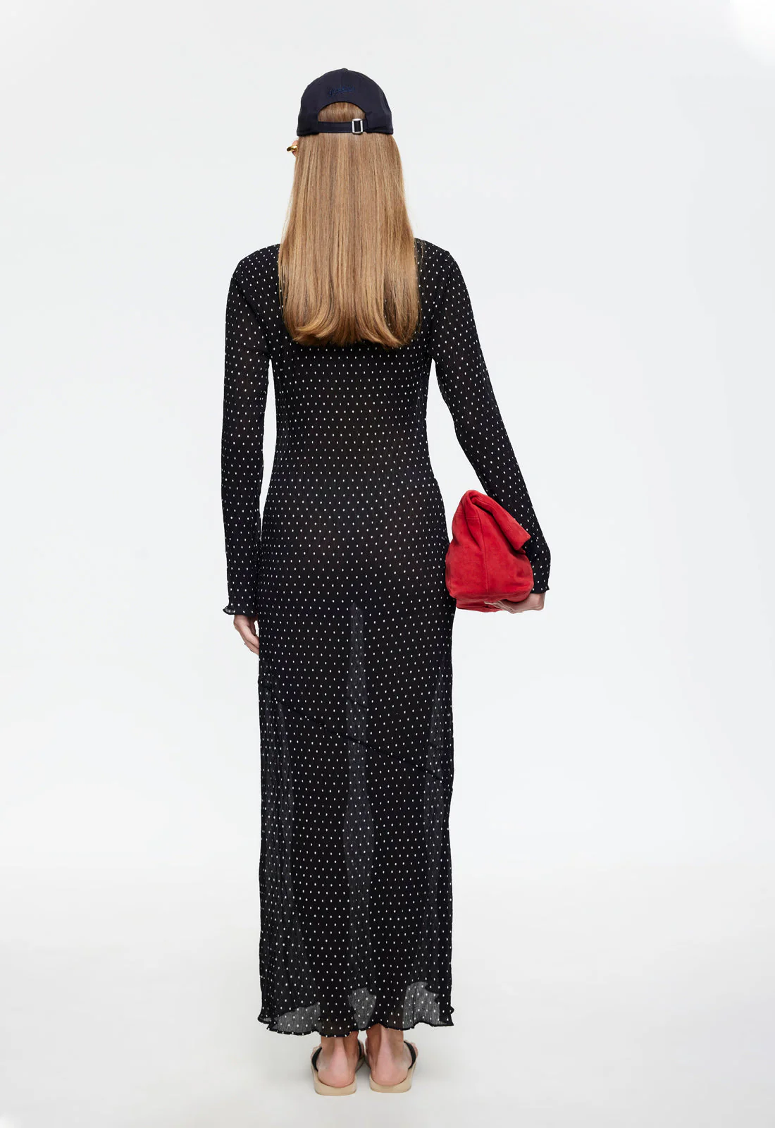 HAVEN MAXI DRESS - NOIR POLKA - Image 5