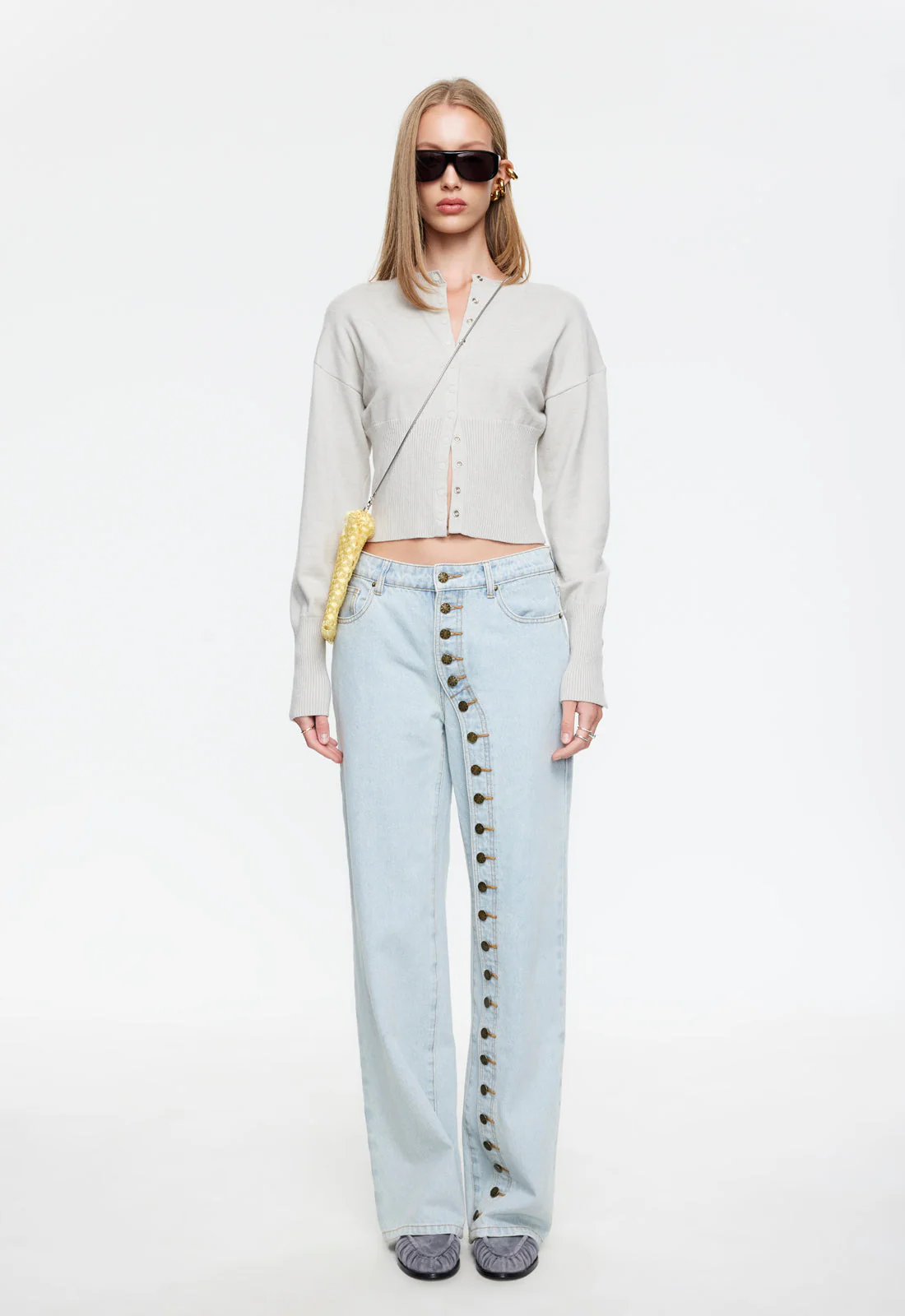 HEAD IN THE CLOUDS CARDIGAN - CLOUD
