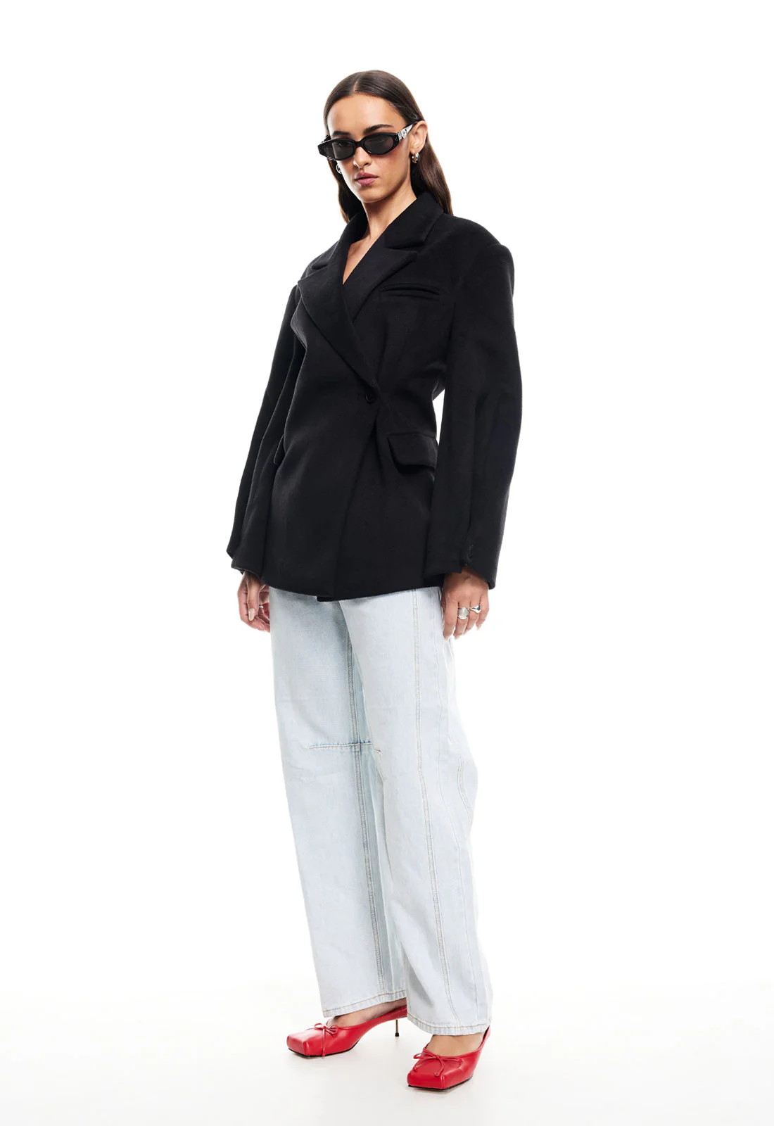 HEART SHAPED COAT - ONYX - Image 2