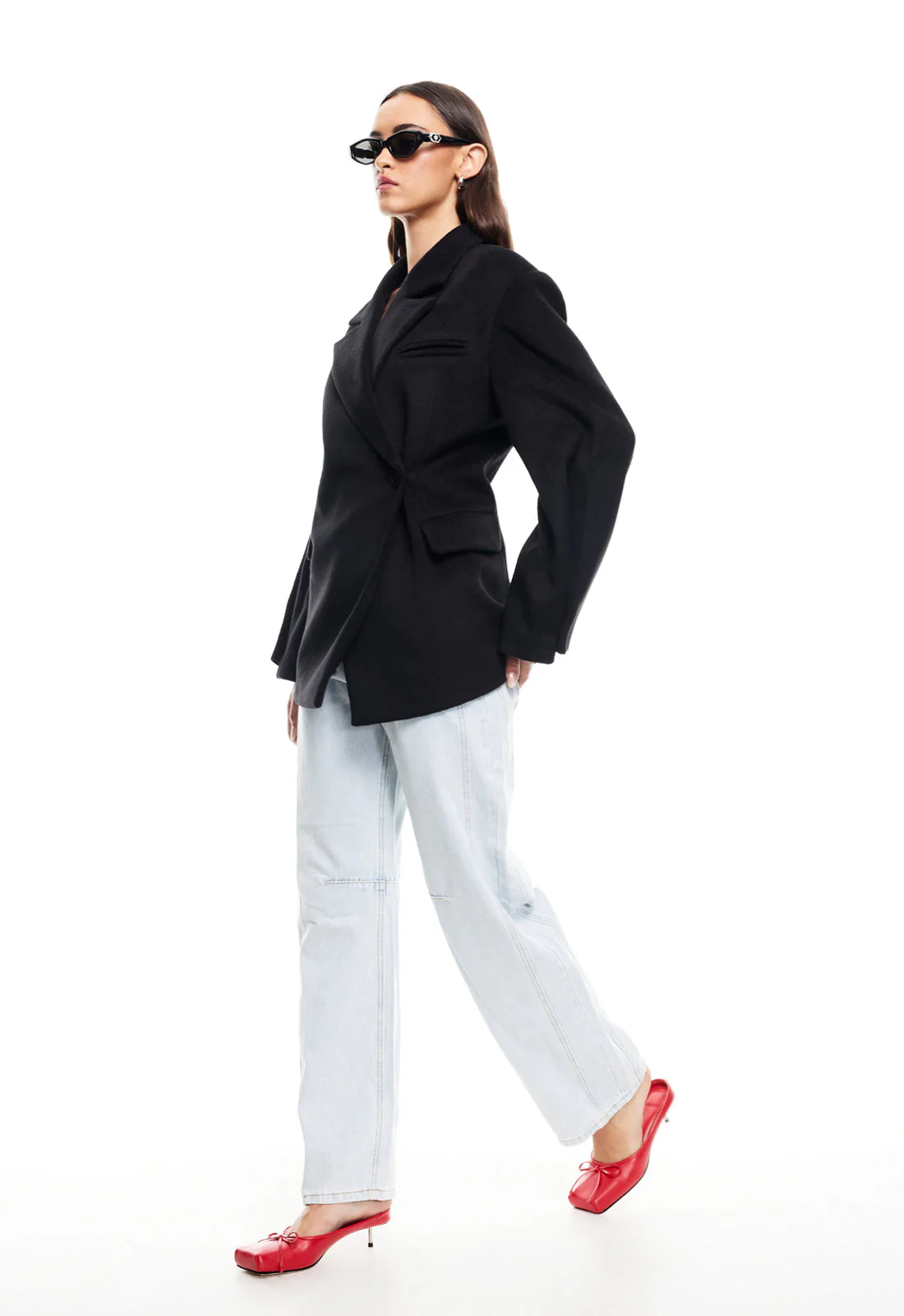 HEART SHAPED COAT - ONYX - Image 4