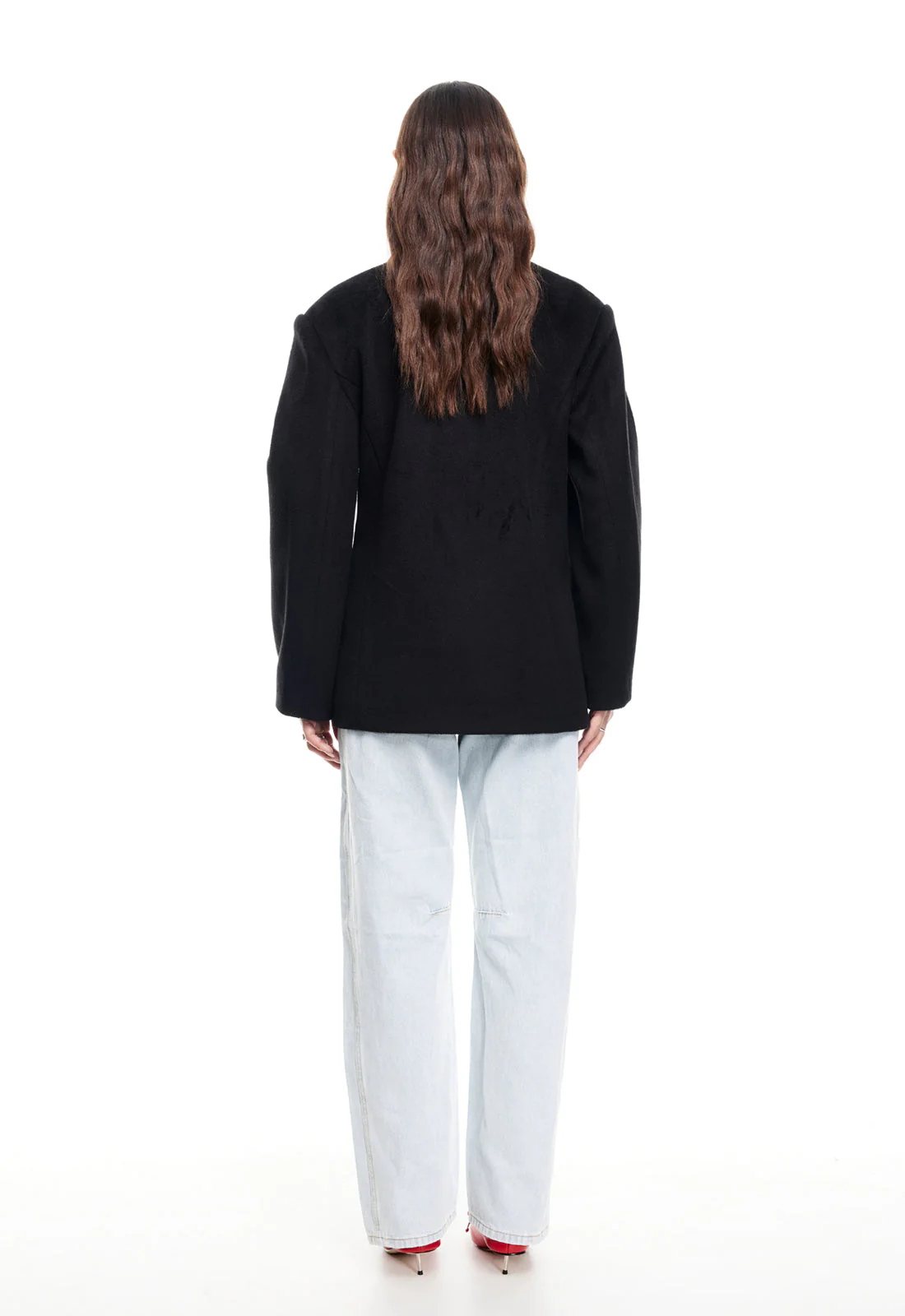 HEART SHAPED COAT - ONYX - Image 5