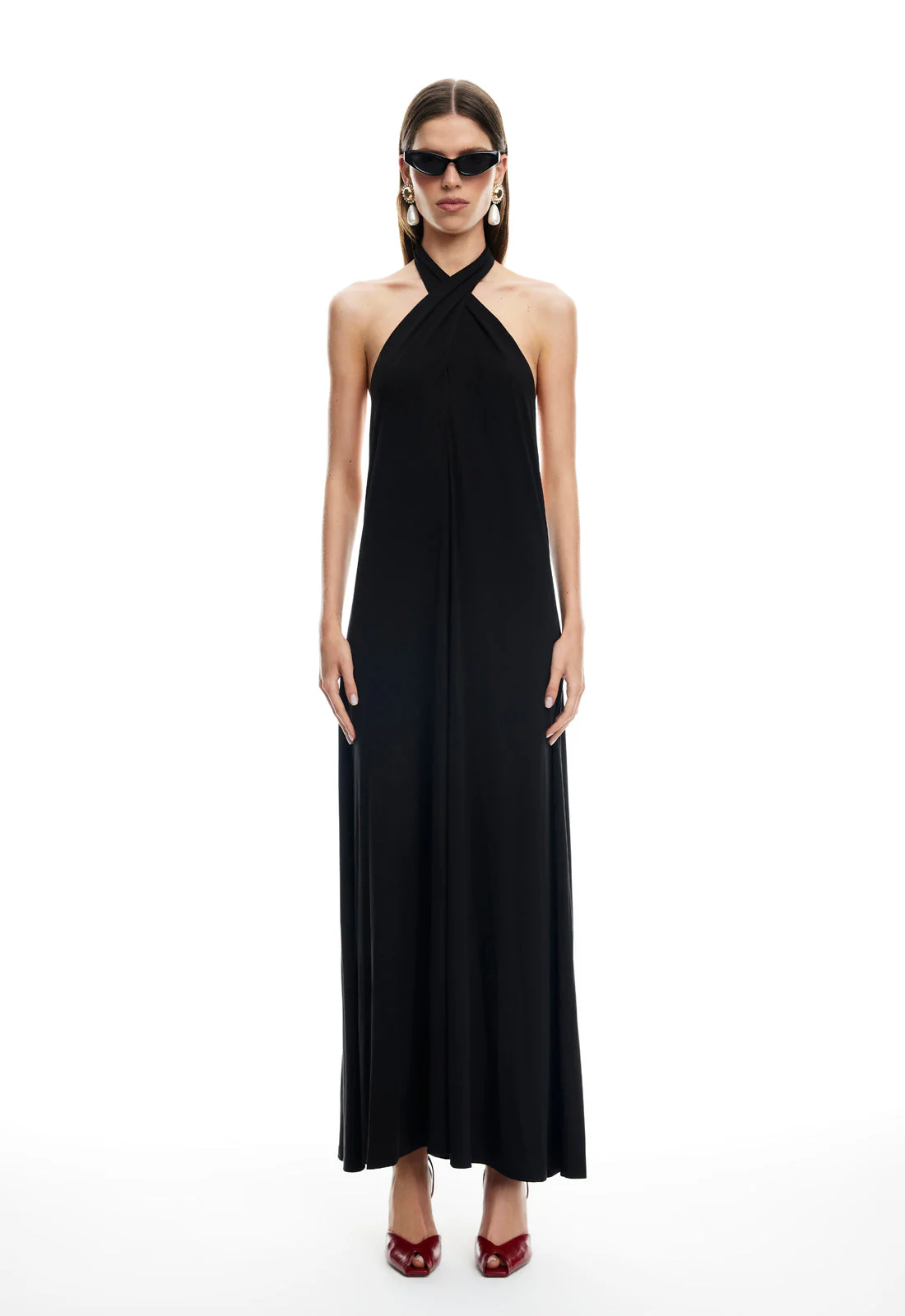 HEAVENLY MAXI DRESS - OBSIDIAN - Image 3