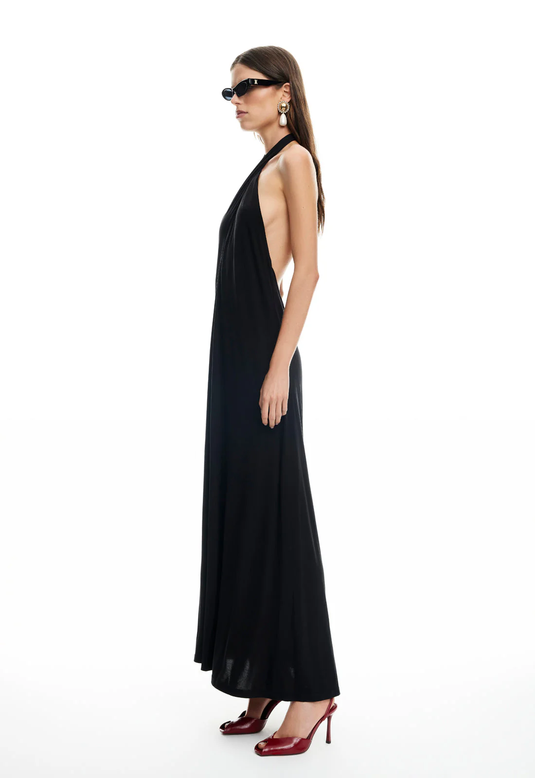 HEAVENLY MAXI DRESS - OBSIDIAN - Image 4