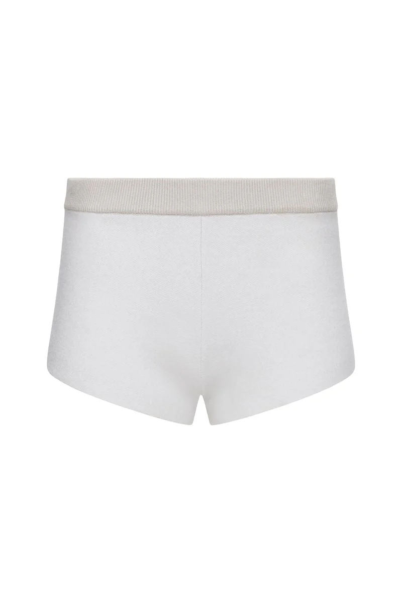 HOUSEWIFE KNIT SHORT - HEATHER GREY - Image 5
