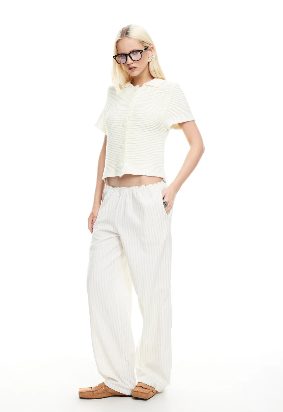 IN BLOOM PANT - IVORY