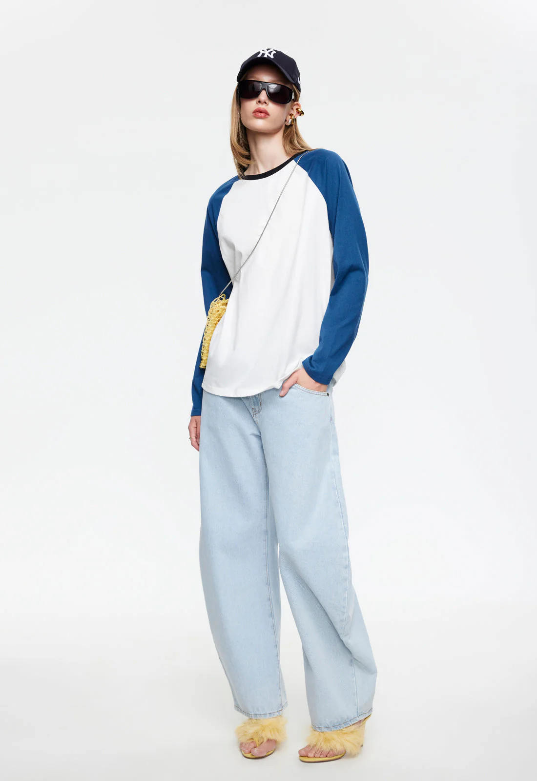 KRAVITZ BASEBALL TEE - BLUE - Image 3