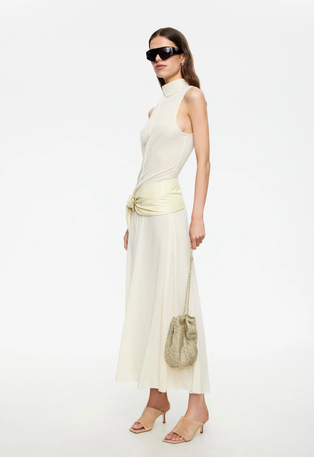 LAST LIGHT MAXI DRESS - CREAM - Image 4
