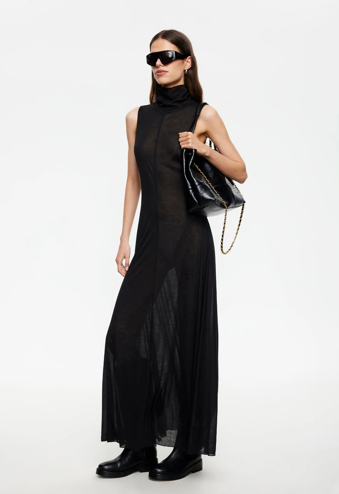 LAST LIGHT MAXI DRESS - ONYX