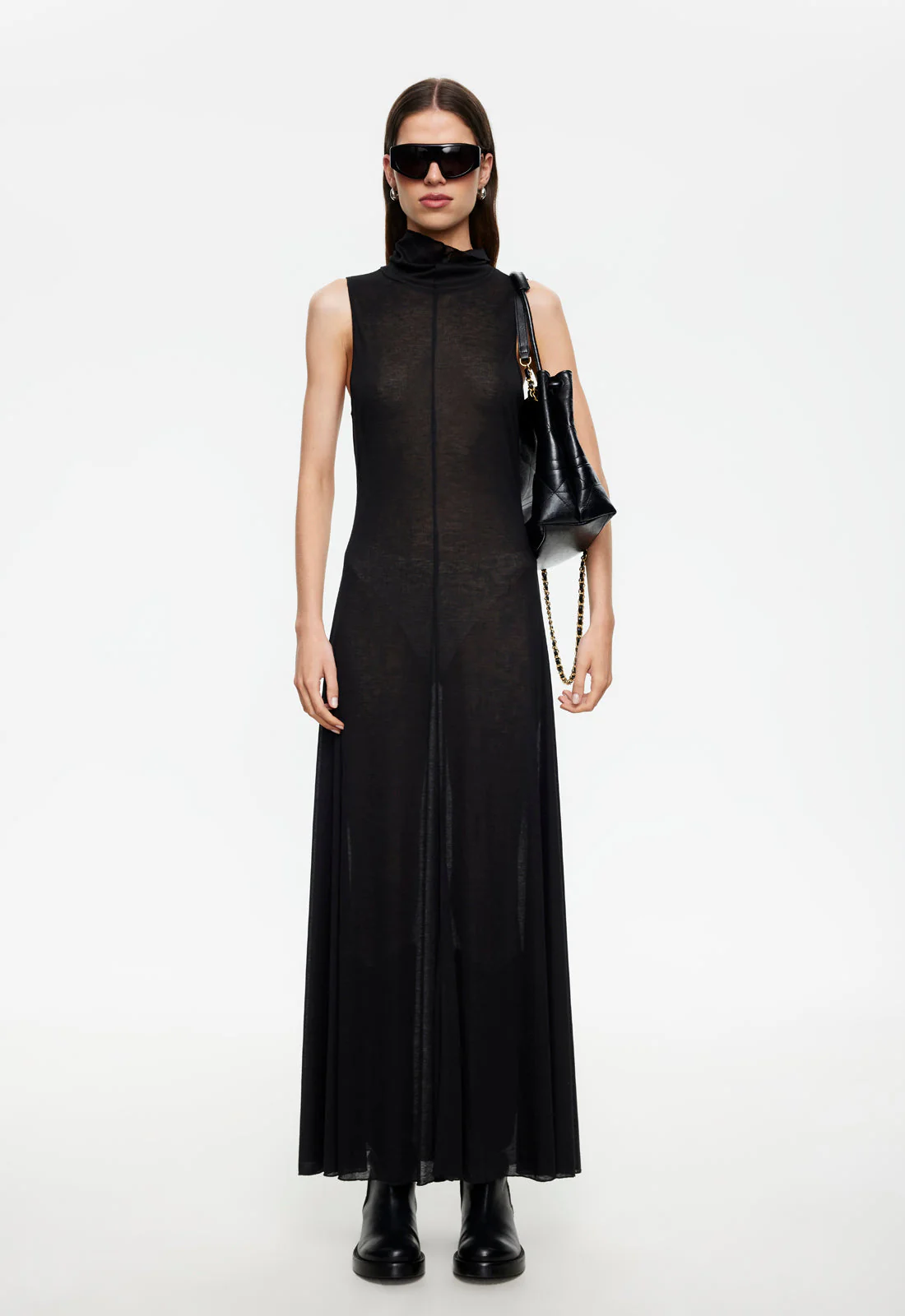 LAST LIGHT MAXI DRESS - ONYX - Image 2