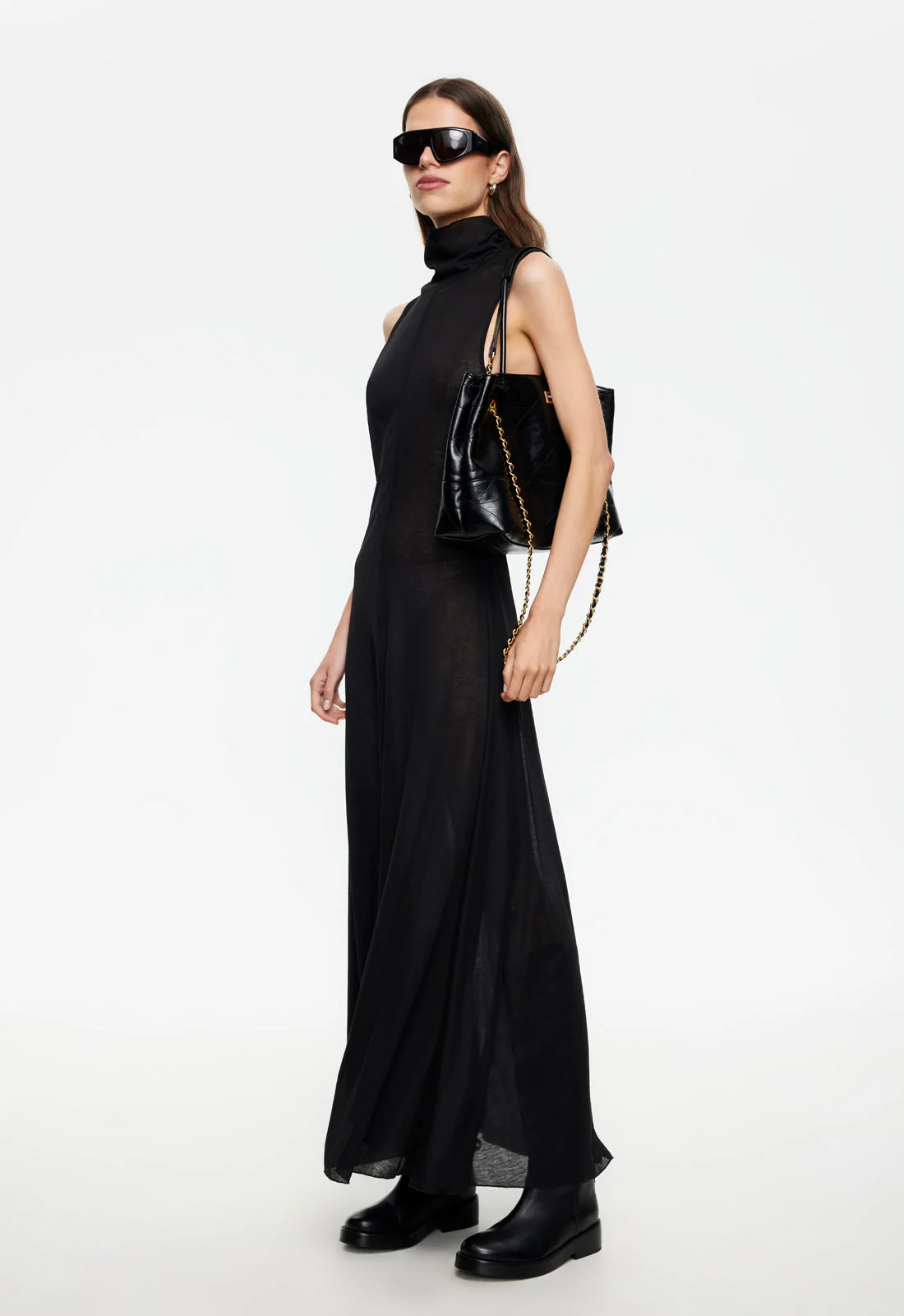LAST LIGHT MAXI DRESS - ONYX - Image 3