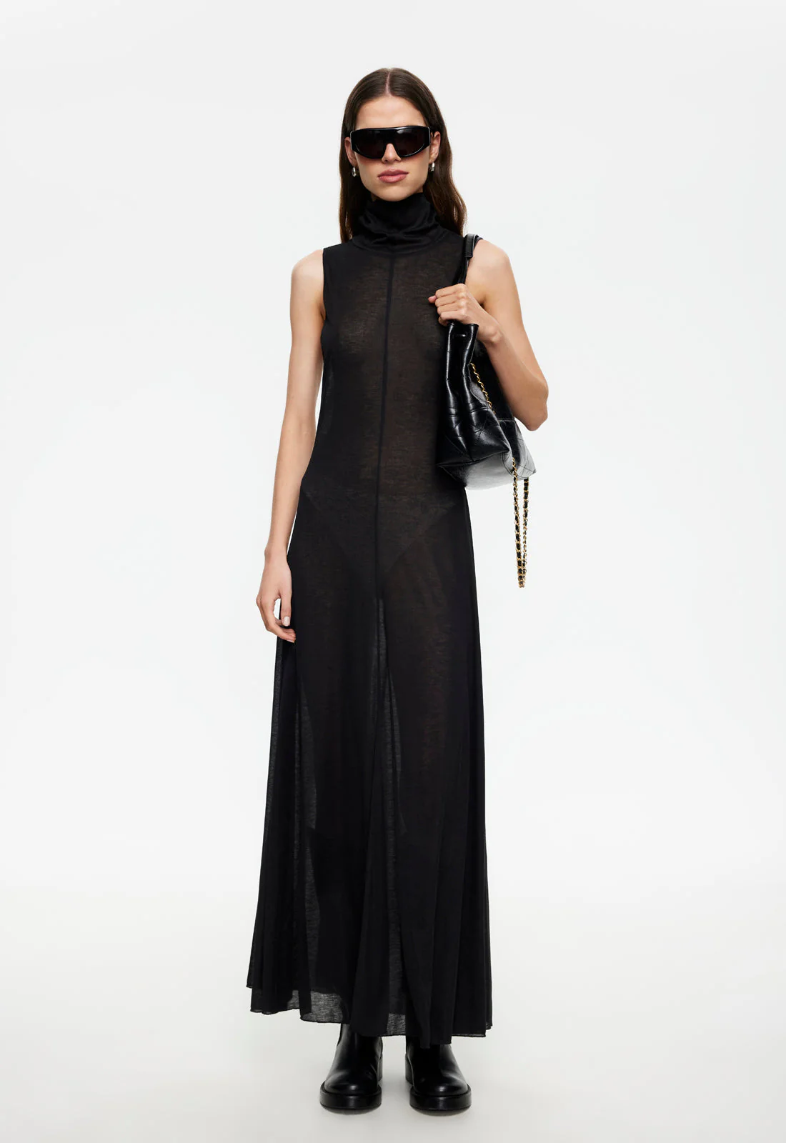 LAST LIGHT MAXI DRESS - ONYX - Image 4