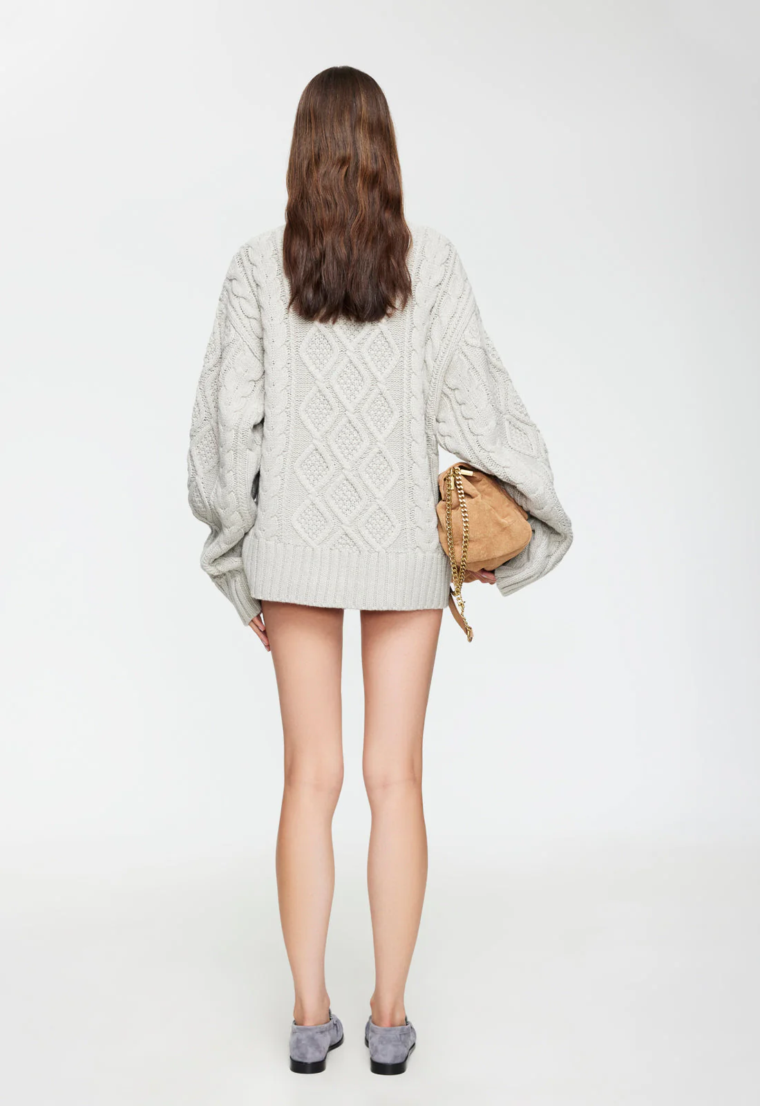 LIAISON CABLE KNIT - ASH - Image 4