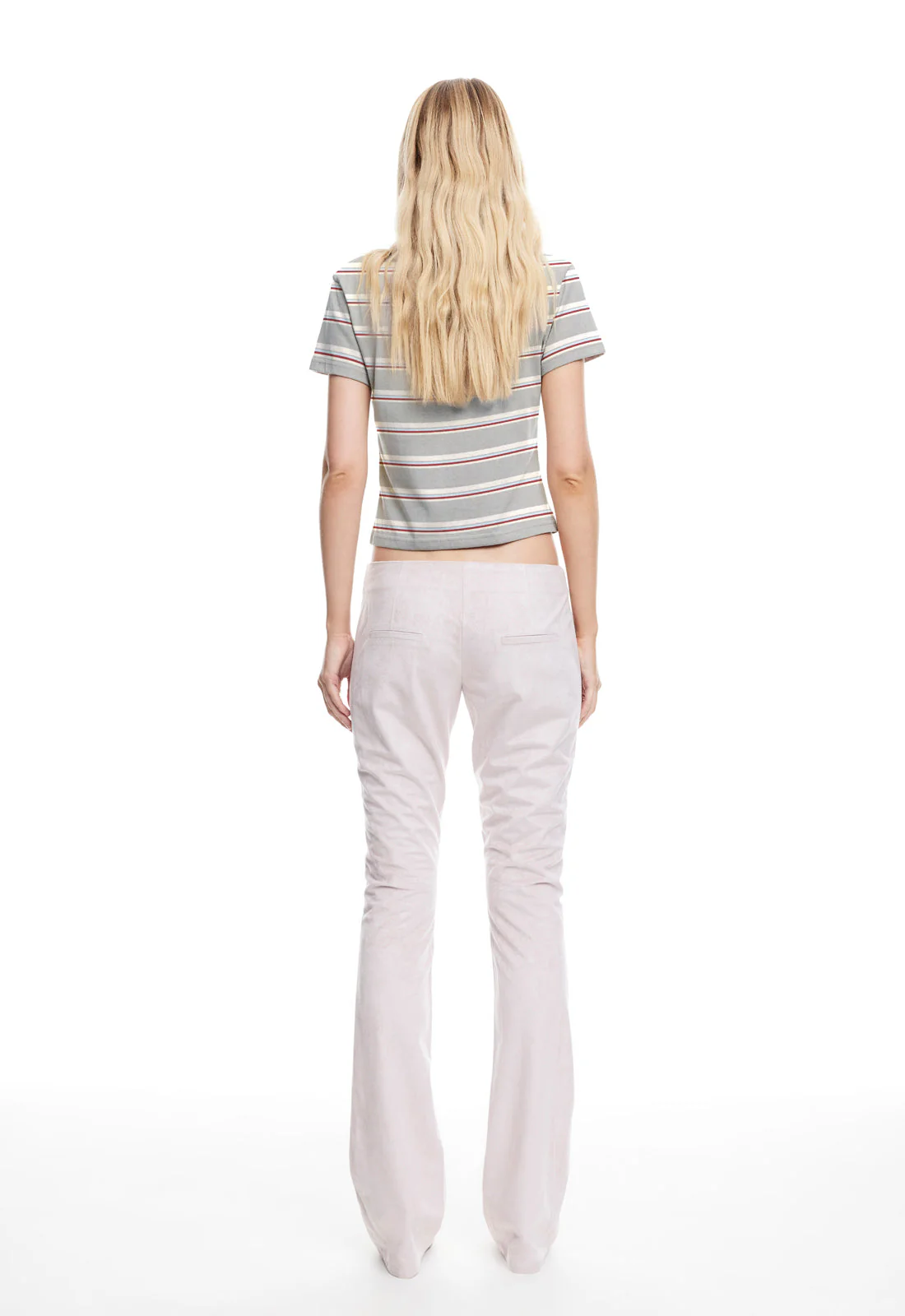 LOFT STRIPE TEE - ASH - Image 5