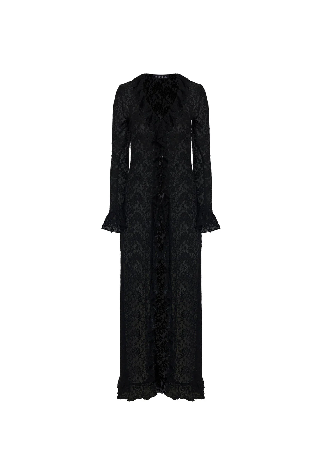 LONG NIGHTS MAXI DRESS - NOIR - Image 5
